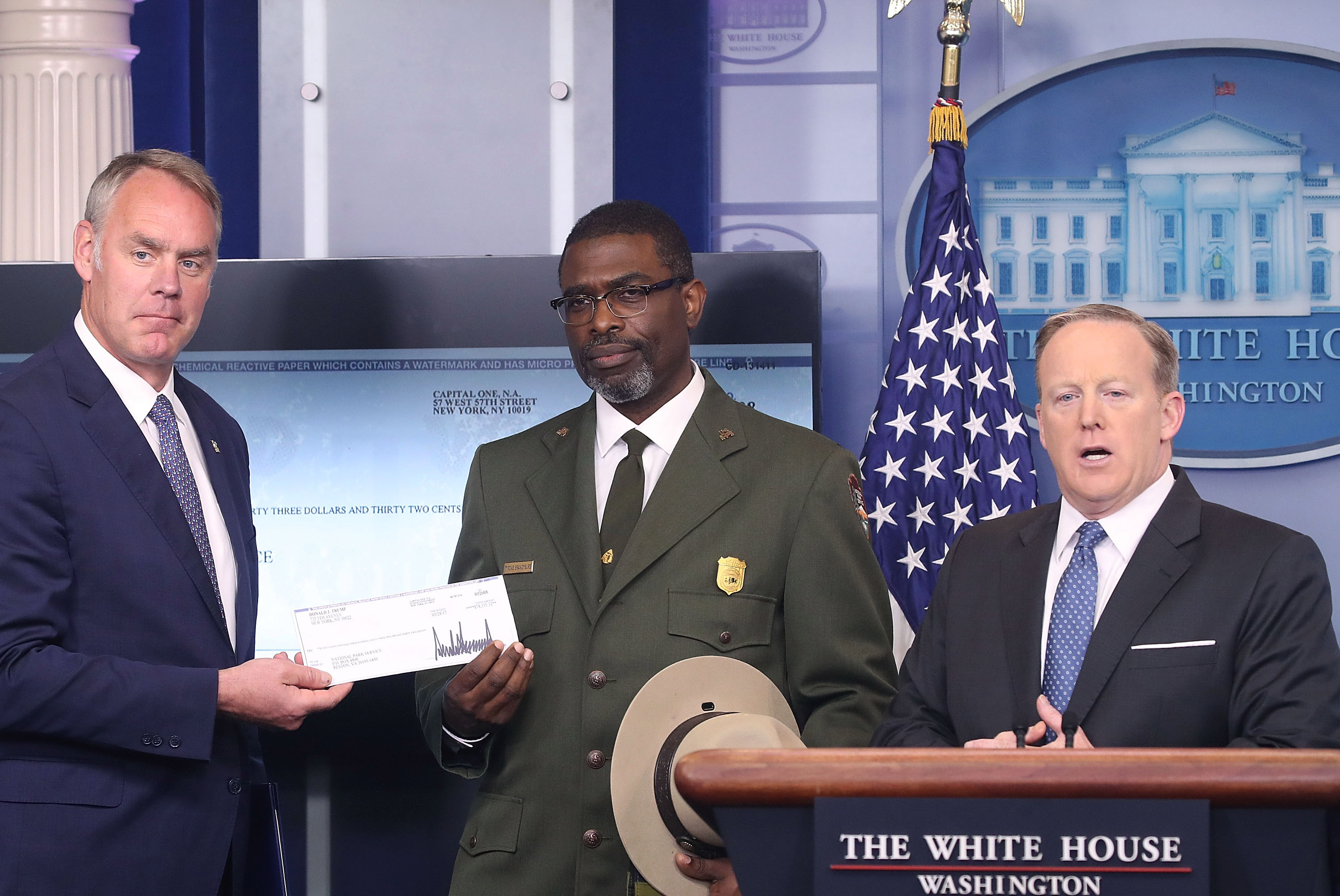 Sean Spicer Holds Daily Press Briefing At The White House