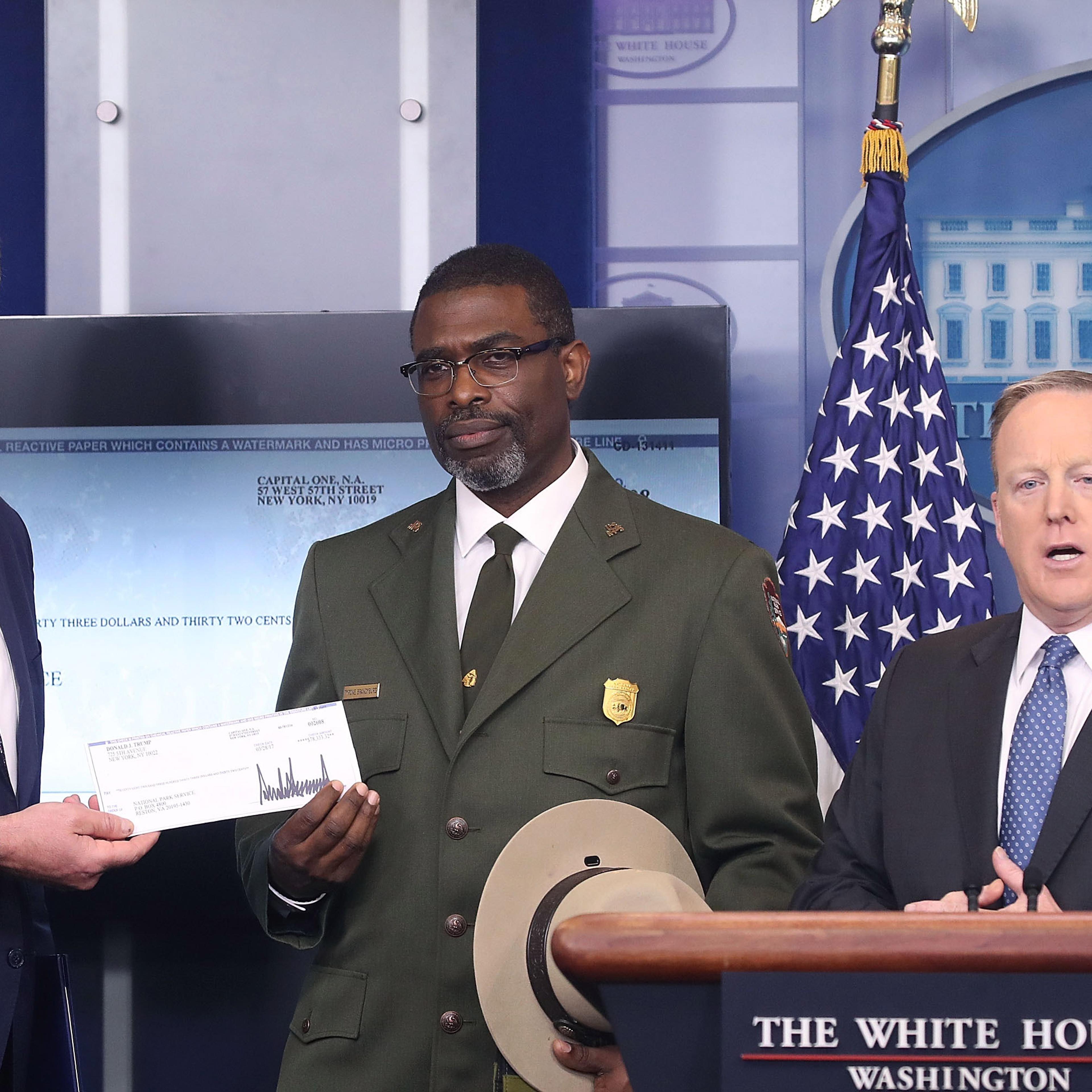 Sean Spicer Holds Daily Press Briefing At The White House