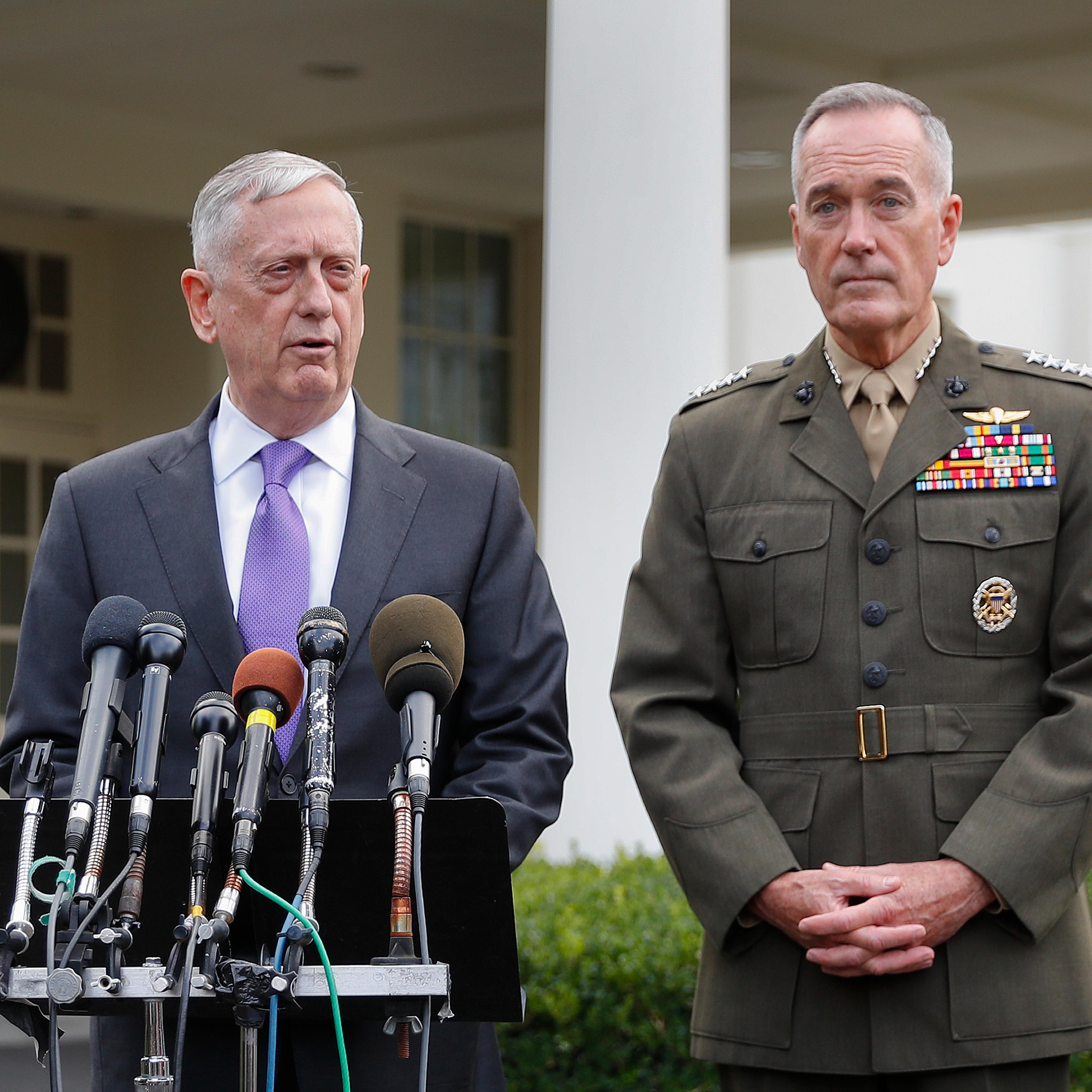 Jim Mattis, Joseph Dunford