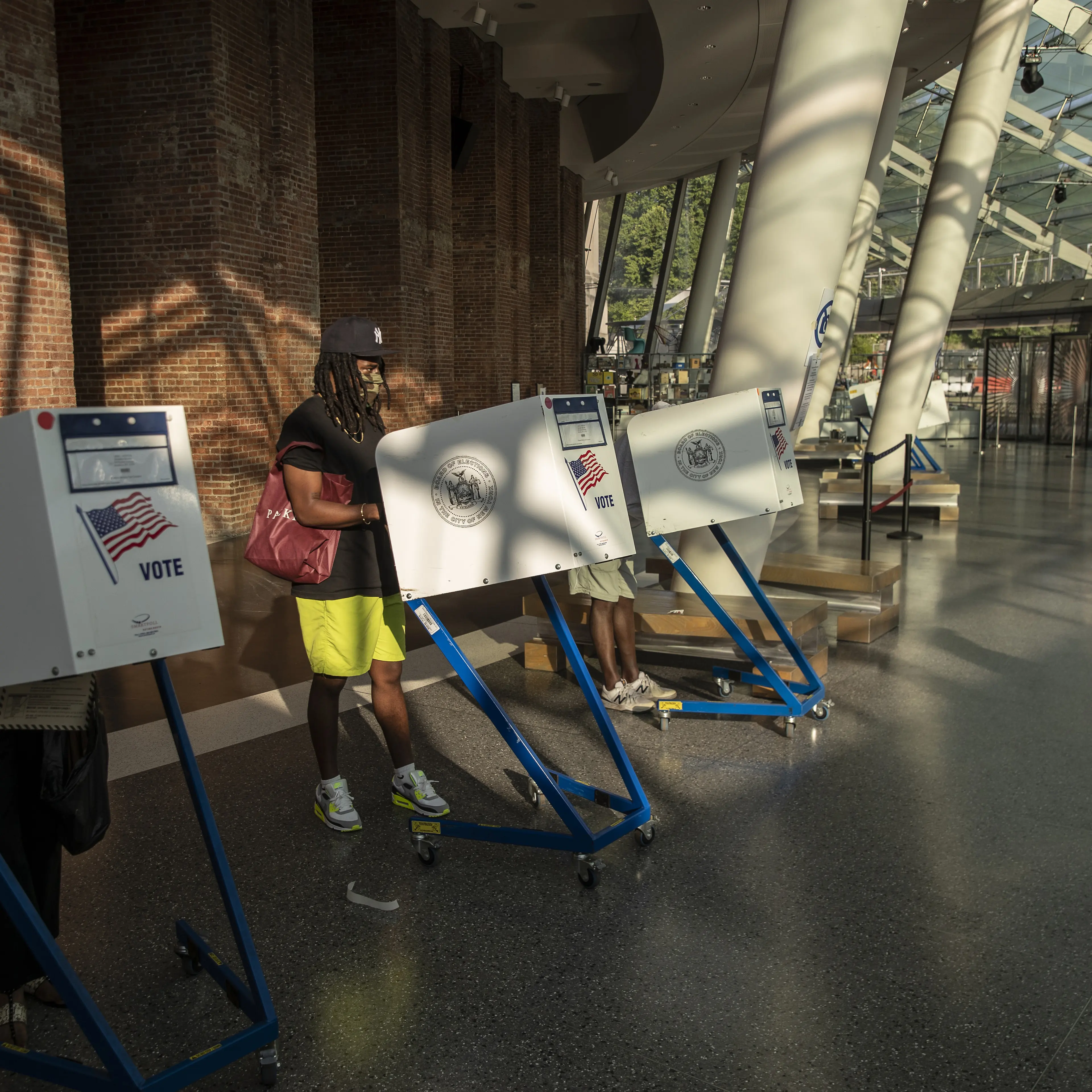 Voters Cast Ballots In New York Primary Election