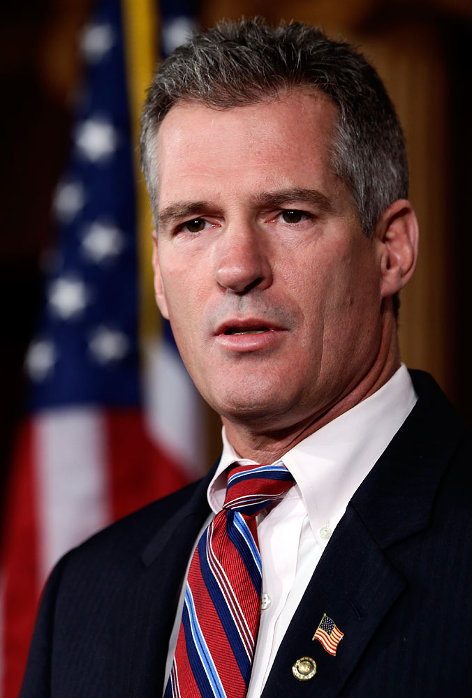Sen. Scott Brown on Capitol Hill in 2012.