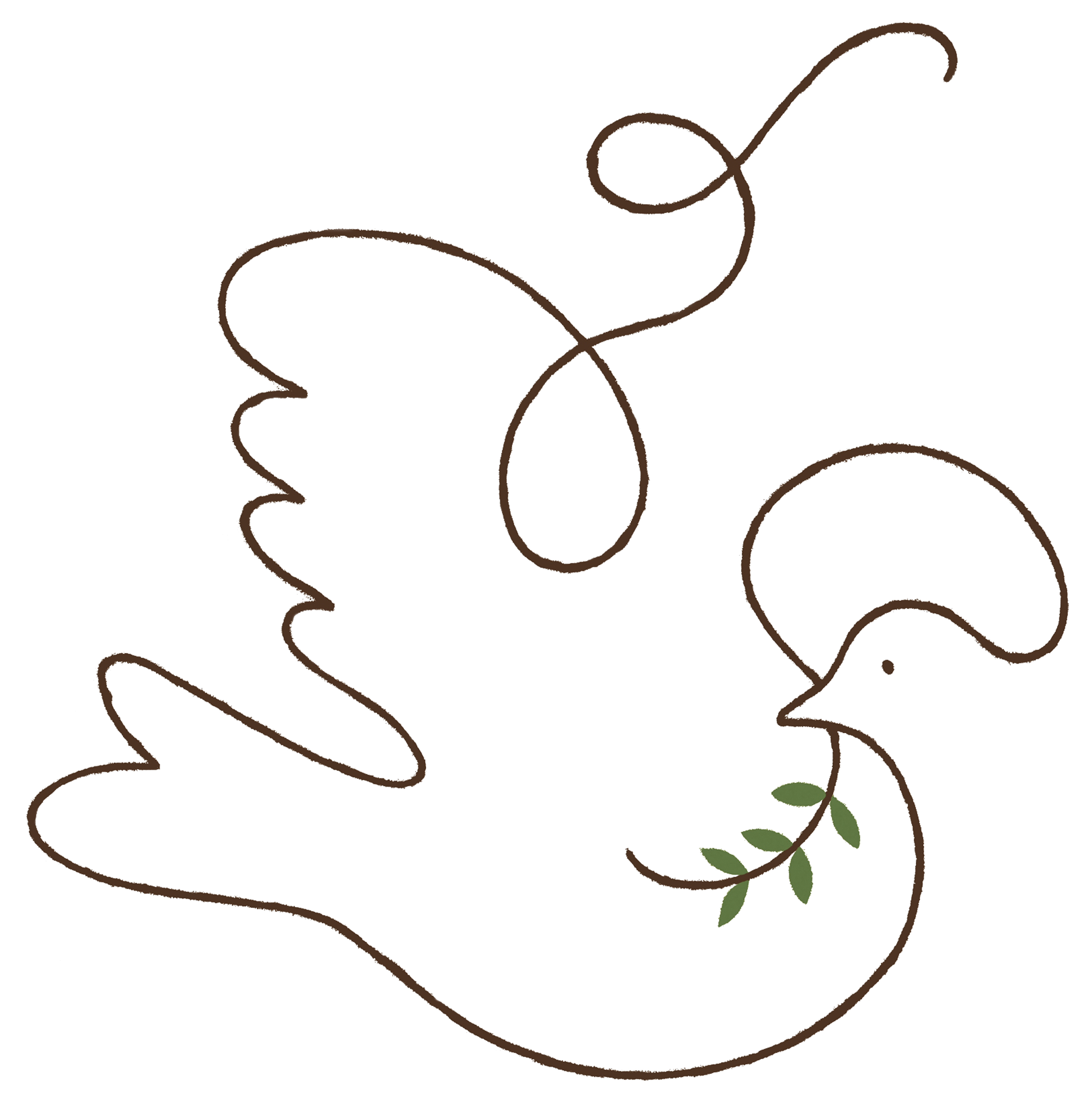 TIME Mideast Peace Talks Dove Illustration