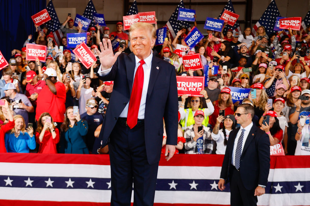 Republican Presidential Nominee Donald Trump Campaigns In North Carolina