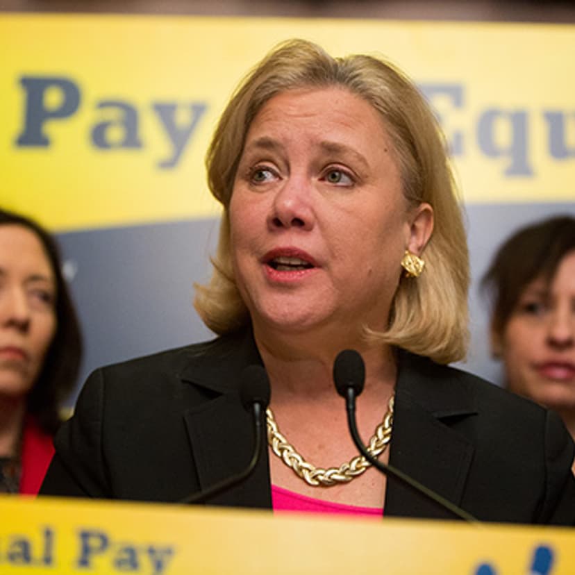 U.S. Sen. Mary Landrieu (D-LA) speaks during a press conference to urge Congress to pass the Paycheck Fairness Act, on Capitol Hill on April 1, 2014 in Washington, DC.