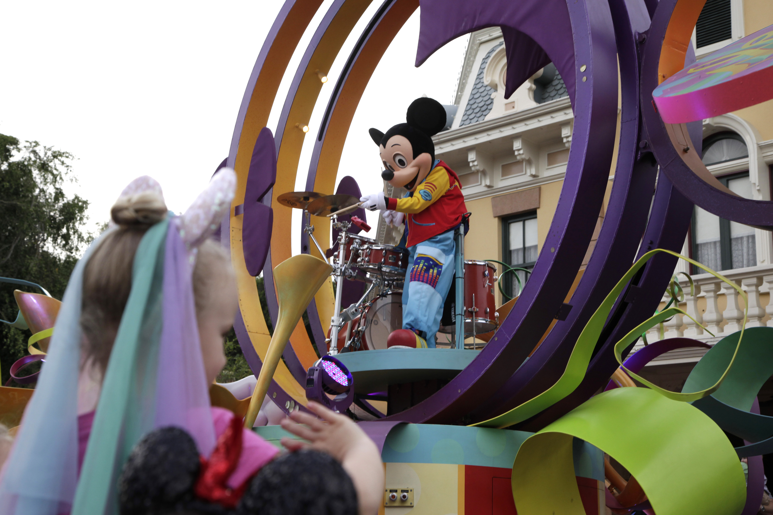 Mickey Mouse performing during a parade at Disneyland in Anaheim, Calif., Jan. 22, 2015.