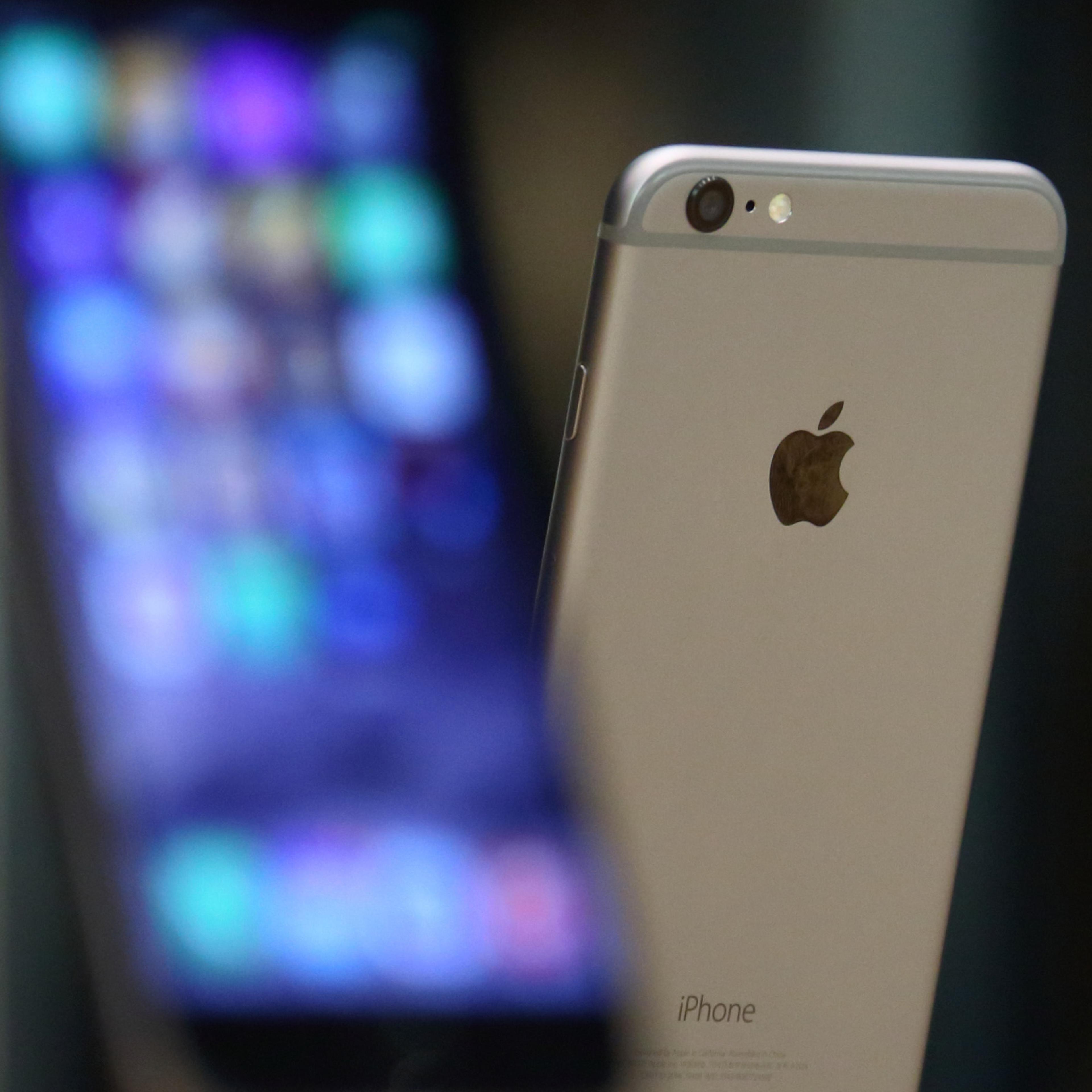 Apple's iPhone 6 is displayed at an Apple store in Beijing, China on Nov. 11, 2014.