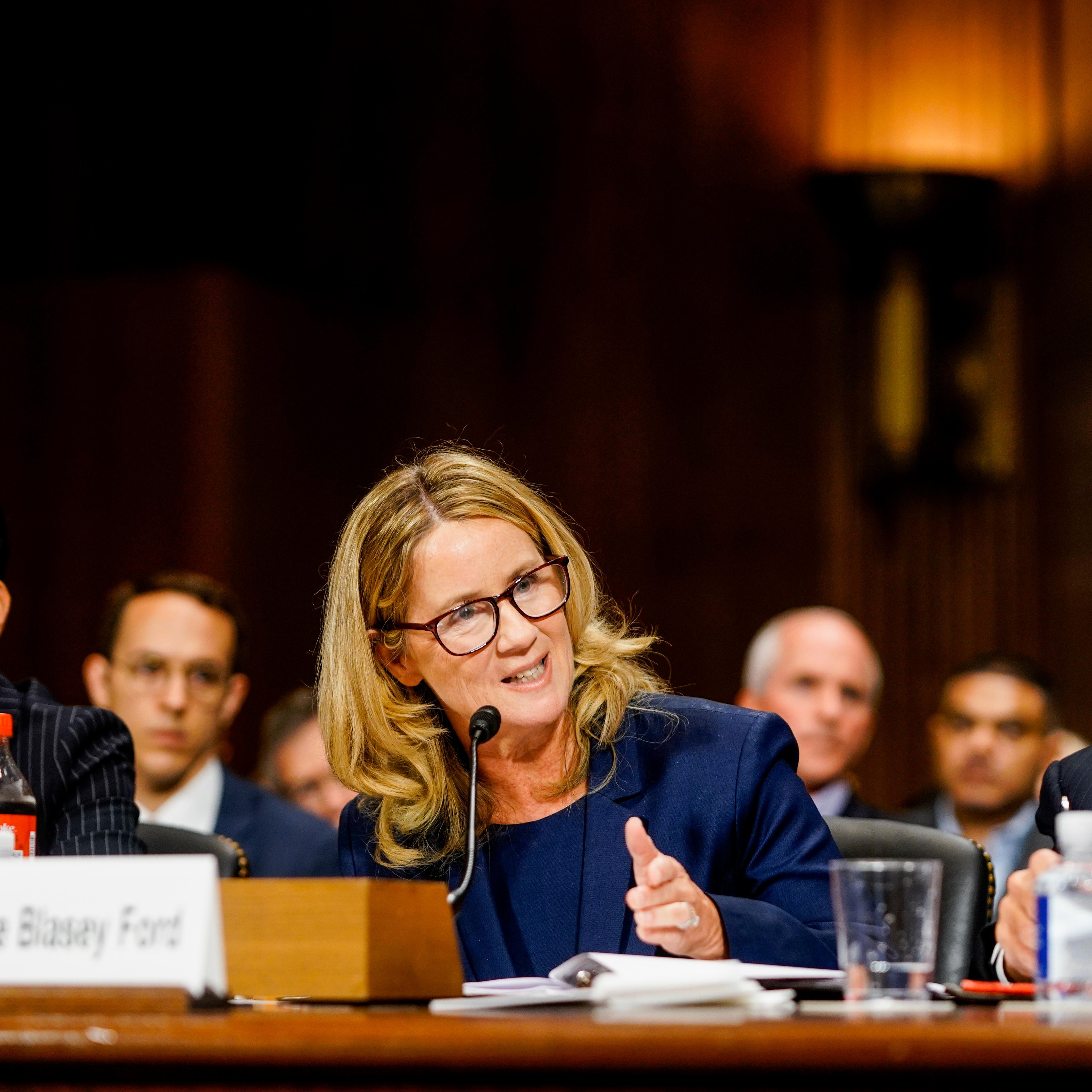 Dr. Christine Blasey Ford Testifies To Senate Judiciary Committee
