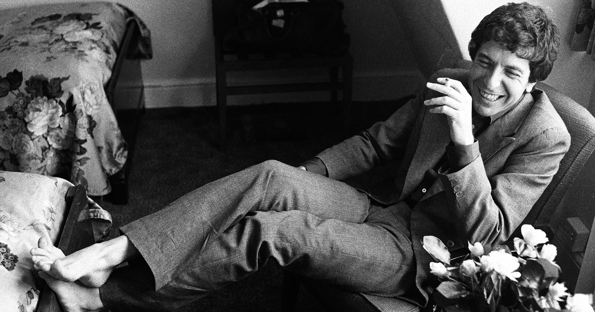 Leonard Cohen in London in June 1974.