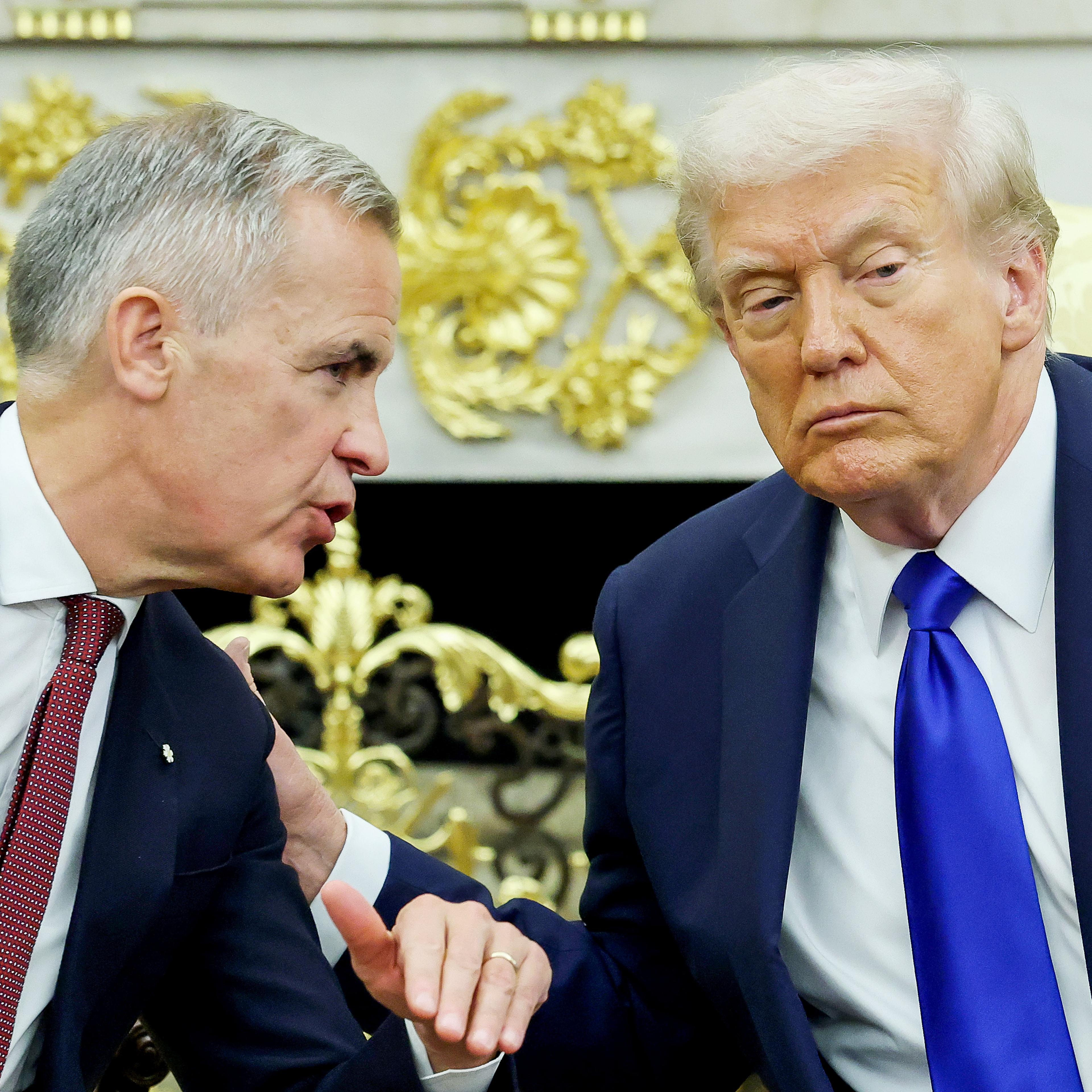 Canada's Prime Minister Mark Carney Meets With Trump At The White House