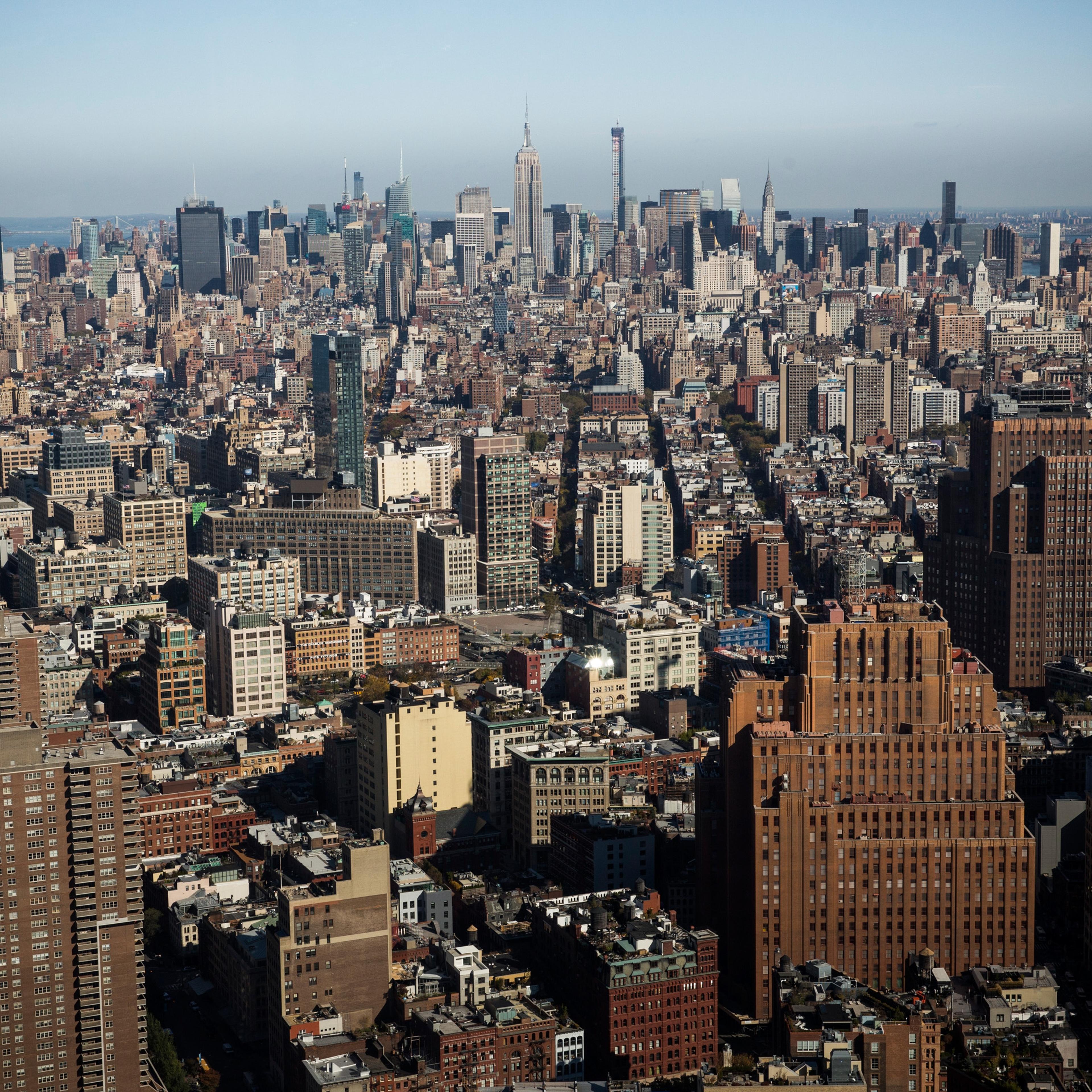 New York City's skyline.