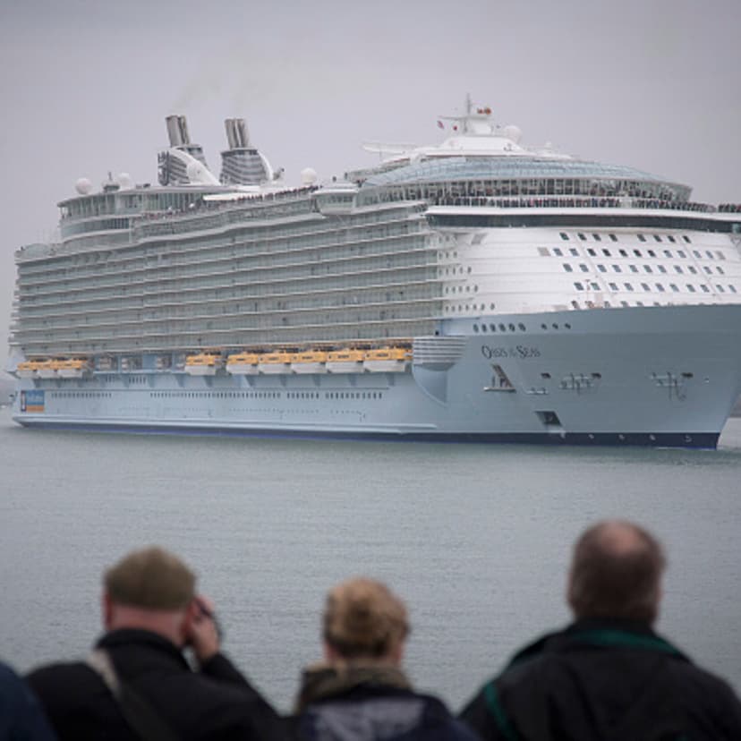 World's Largest Cruise Ship Docks In Southampton