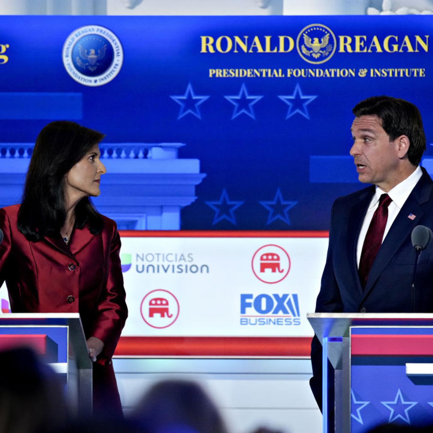 2024 Presidential Candidates Participate In Republican Primary Debate