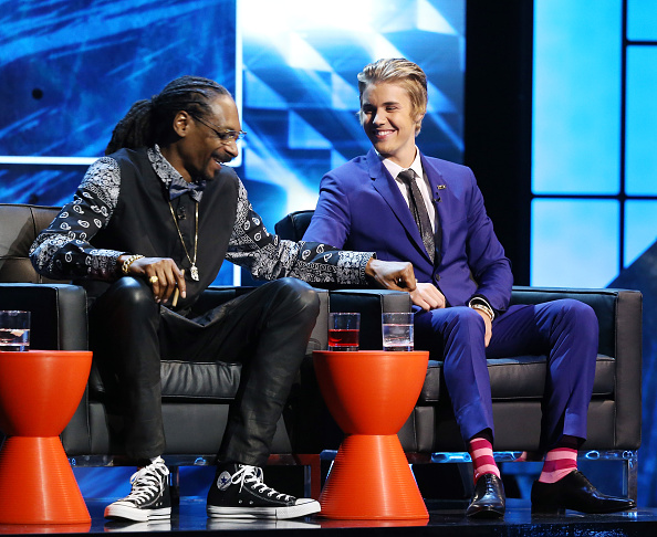 attends/speaks onstage during Comedy Central Roast of Justin Bieber held at Sony Picture Studios on March 14, 2015 in Los Angeles, California.
