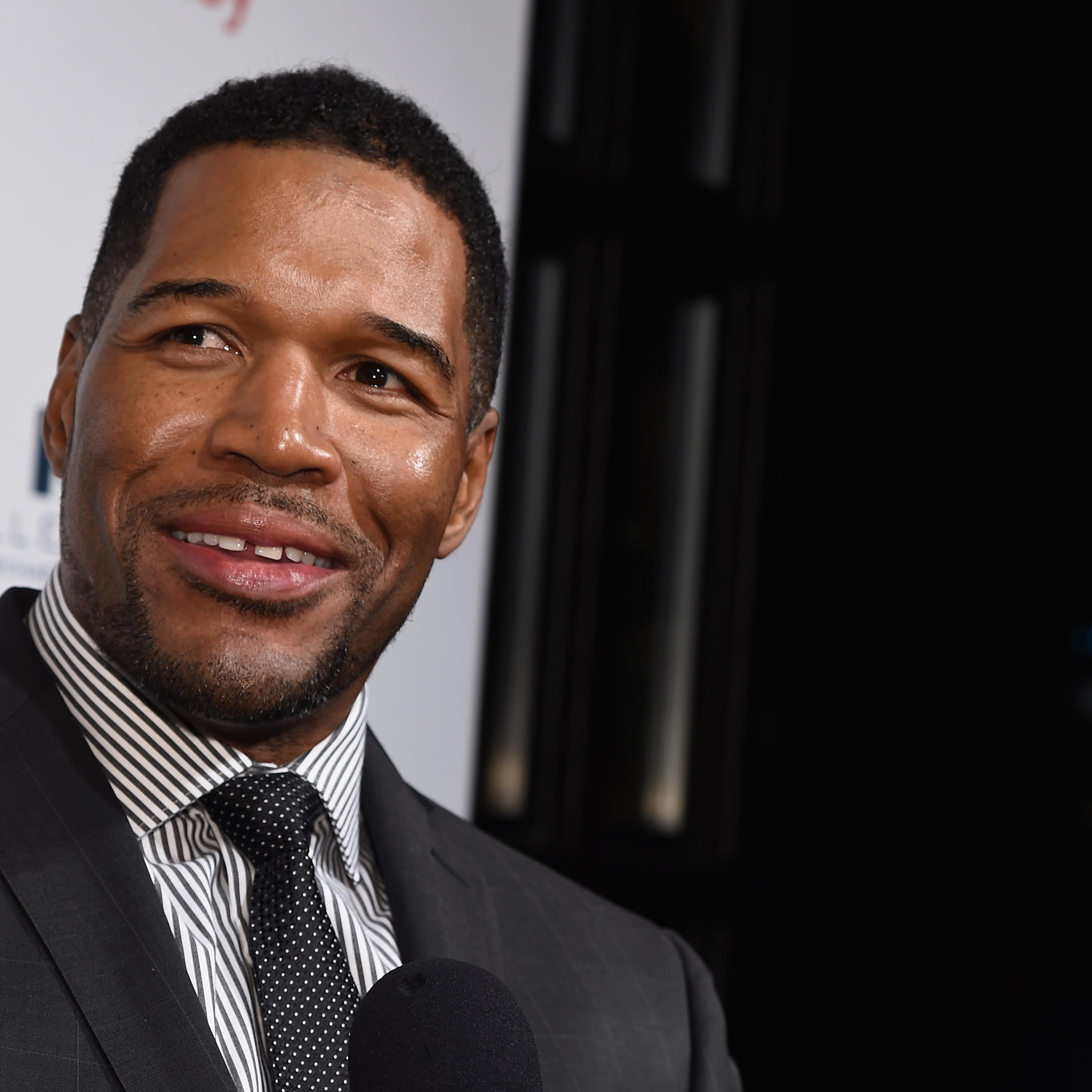 Michael Strahan attends Sports Illustrated's Fashionable 50 event at Vandal on April 12, 2016 in New York City.