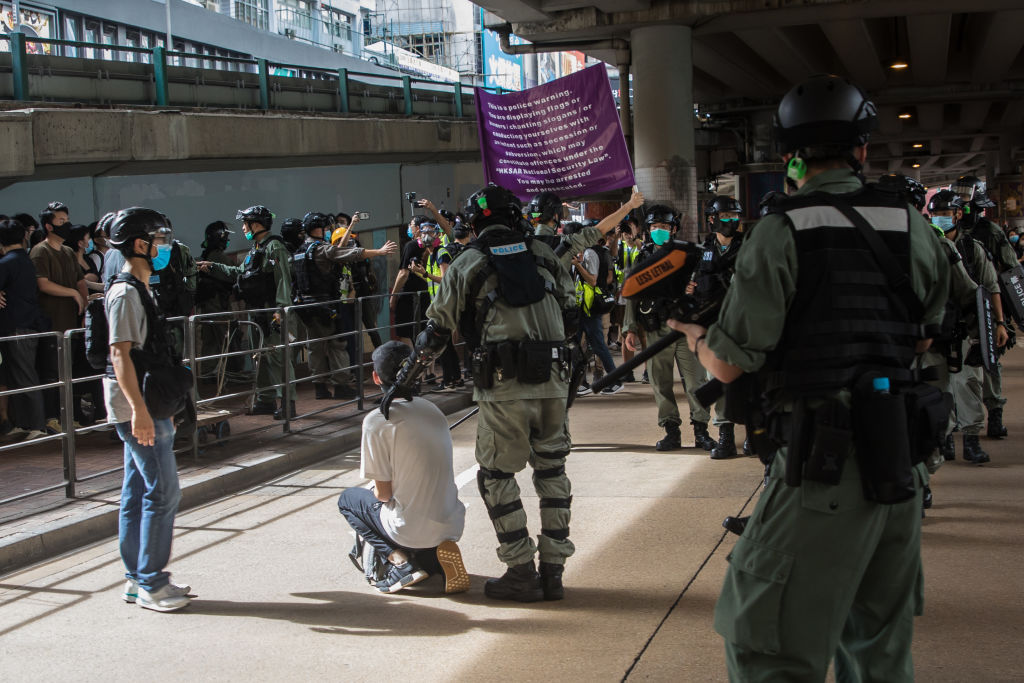 HONG KONG-CHINA-POLITICS-UNREST
