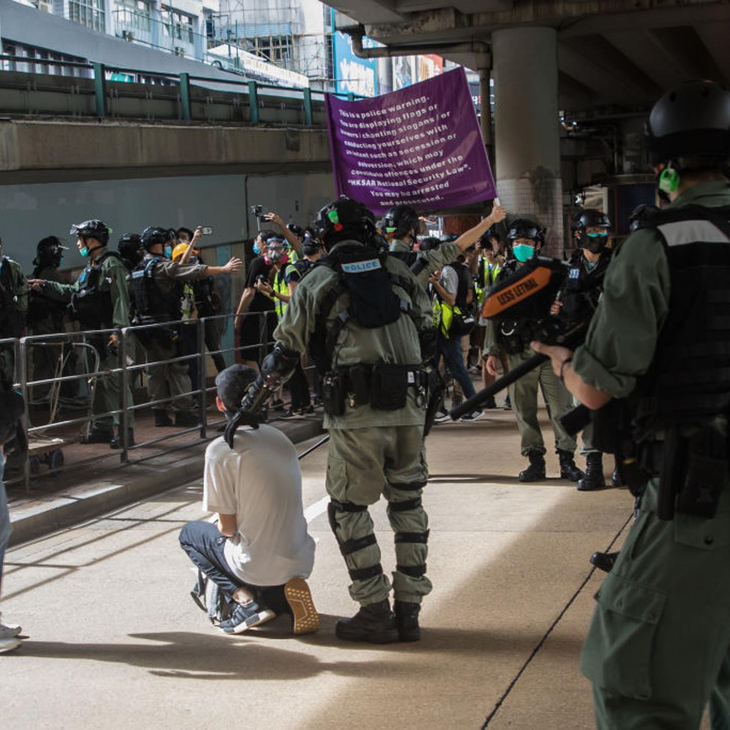 HONG KONG-CHINA-POLITICS-UNREST