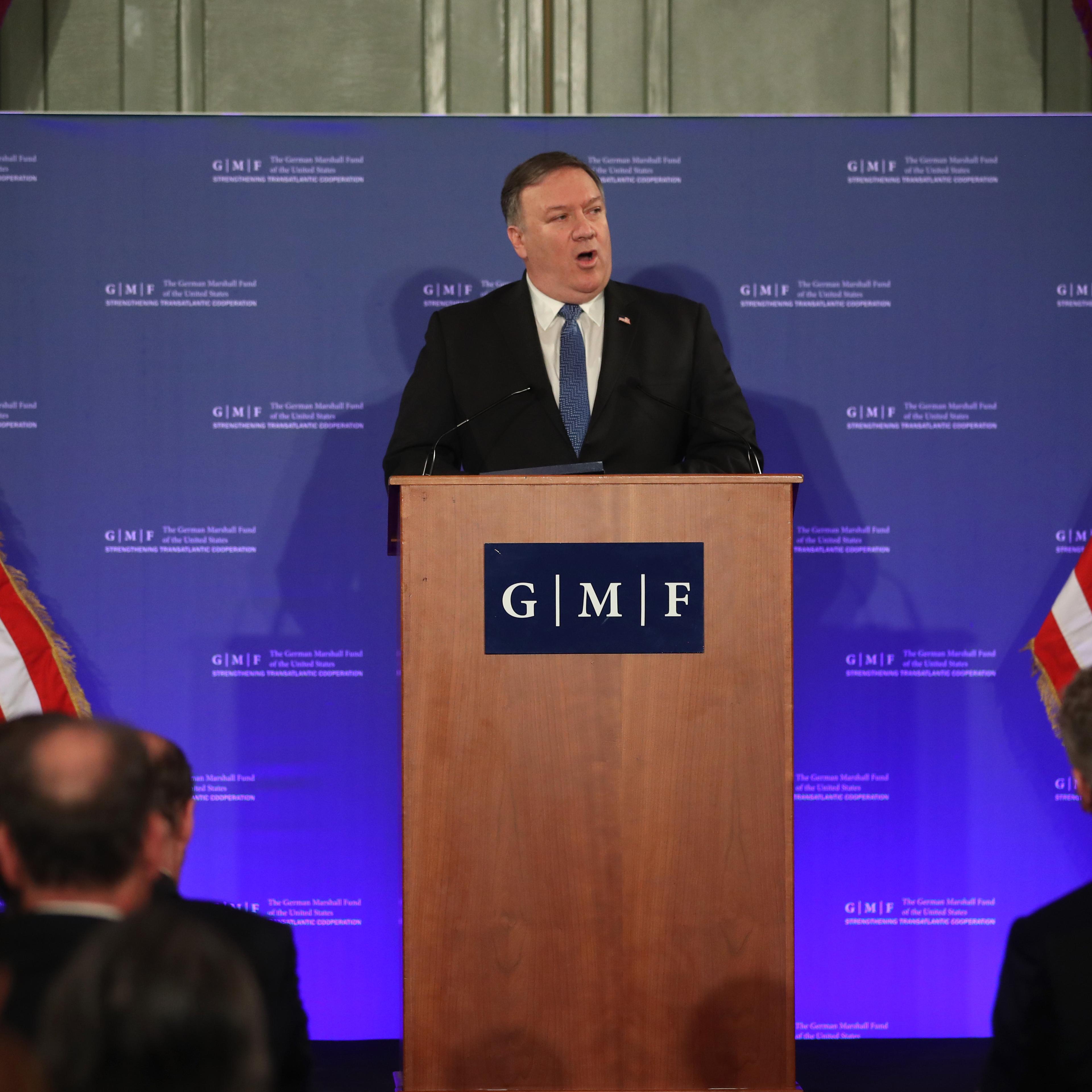 US Secretary of State Mike Pompeo visit in Brussels, Belgium - 04 Dec 2018