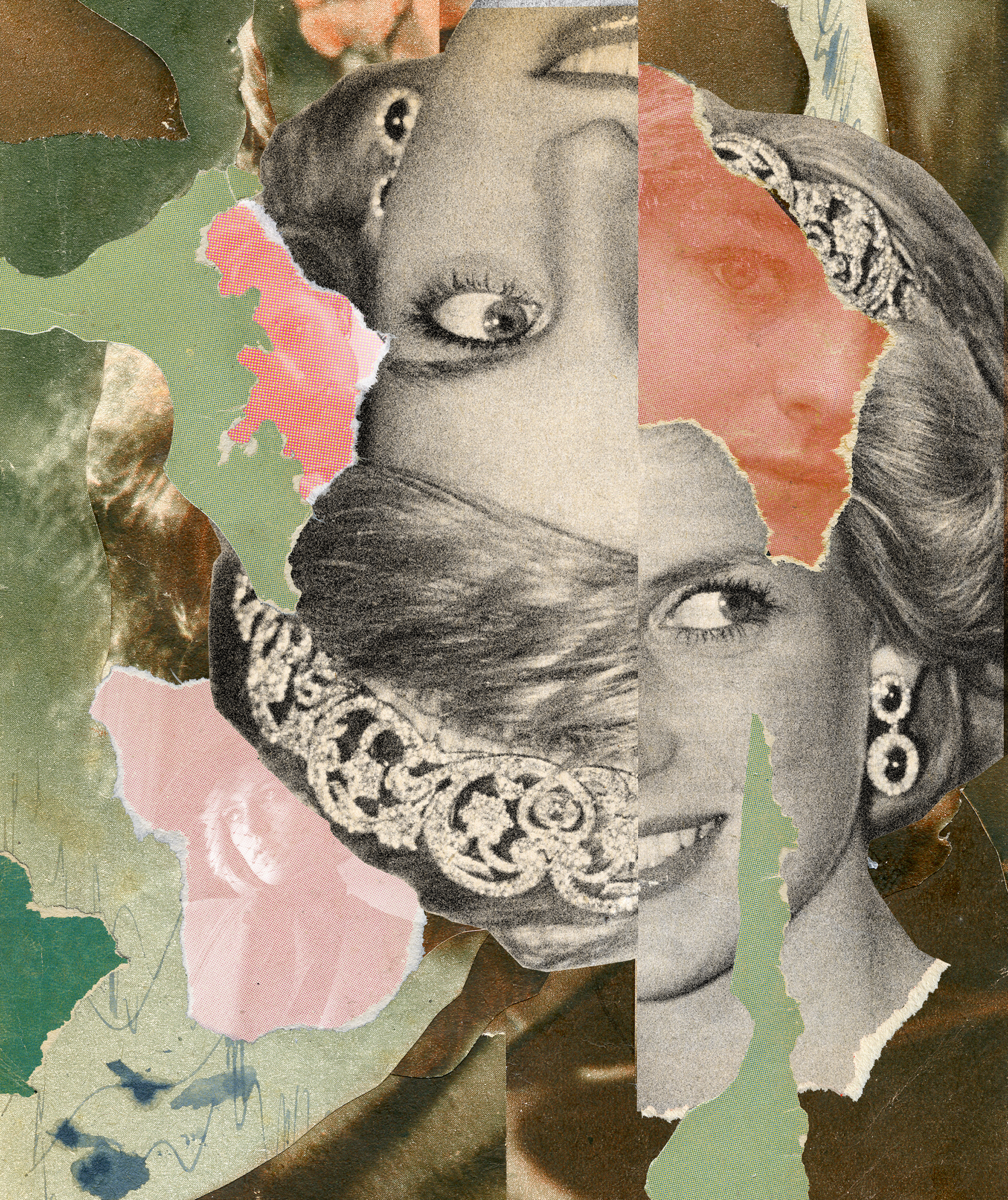 A photo illustration of Princess Diana