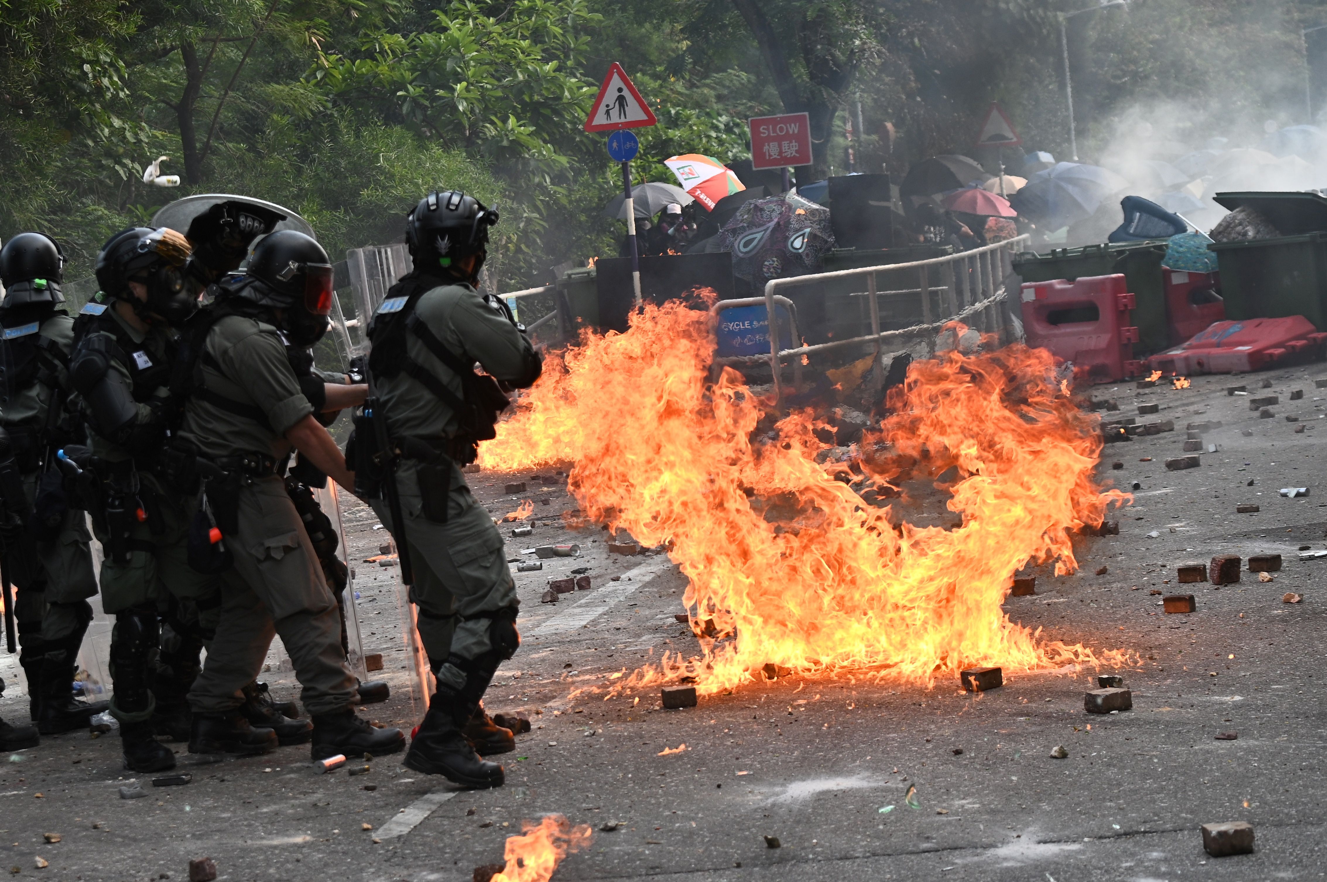 HONG KONG-CHINA-POLITICS-UNREST