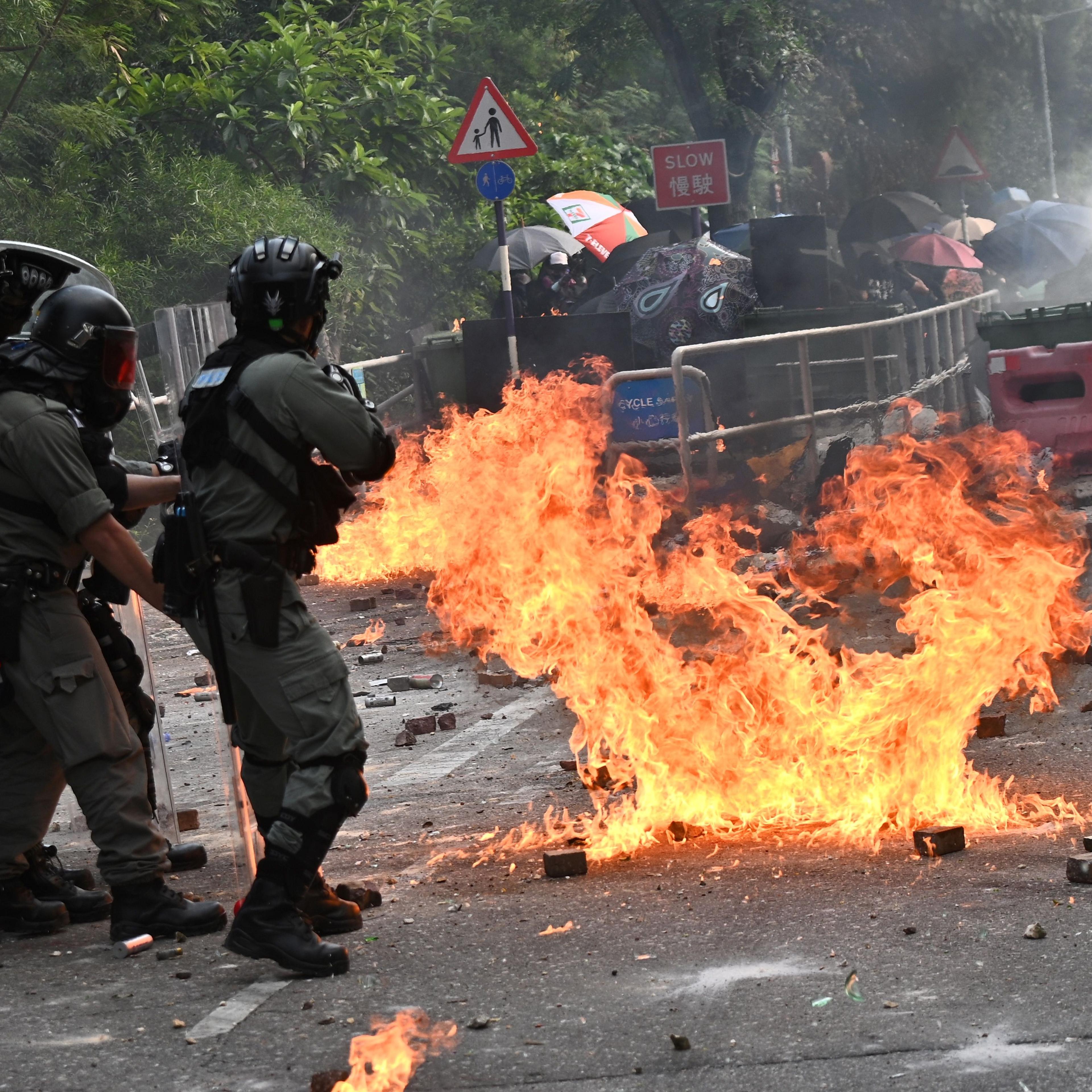 HONG KONG-CHINA-POLITICS-UNREST