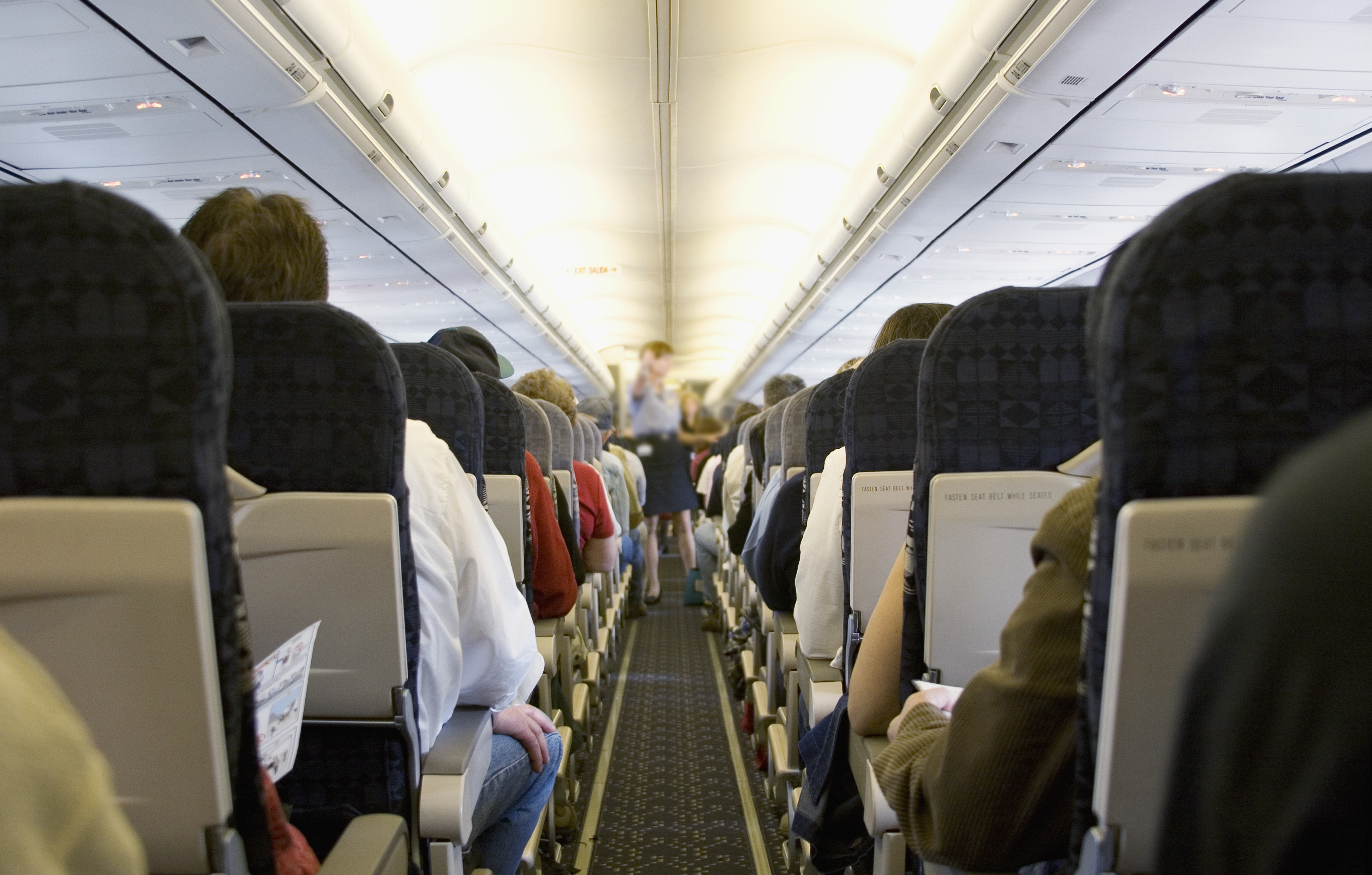 Airplane aisle