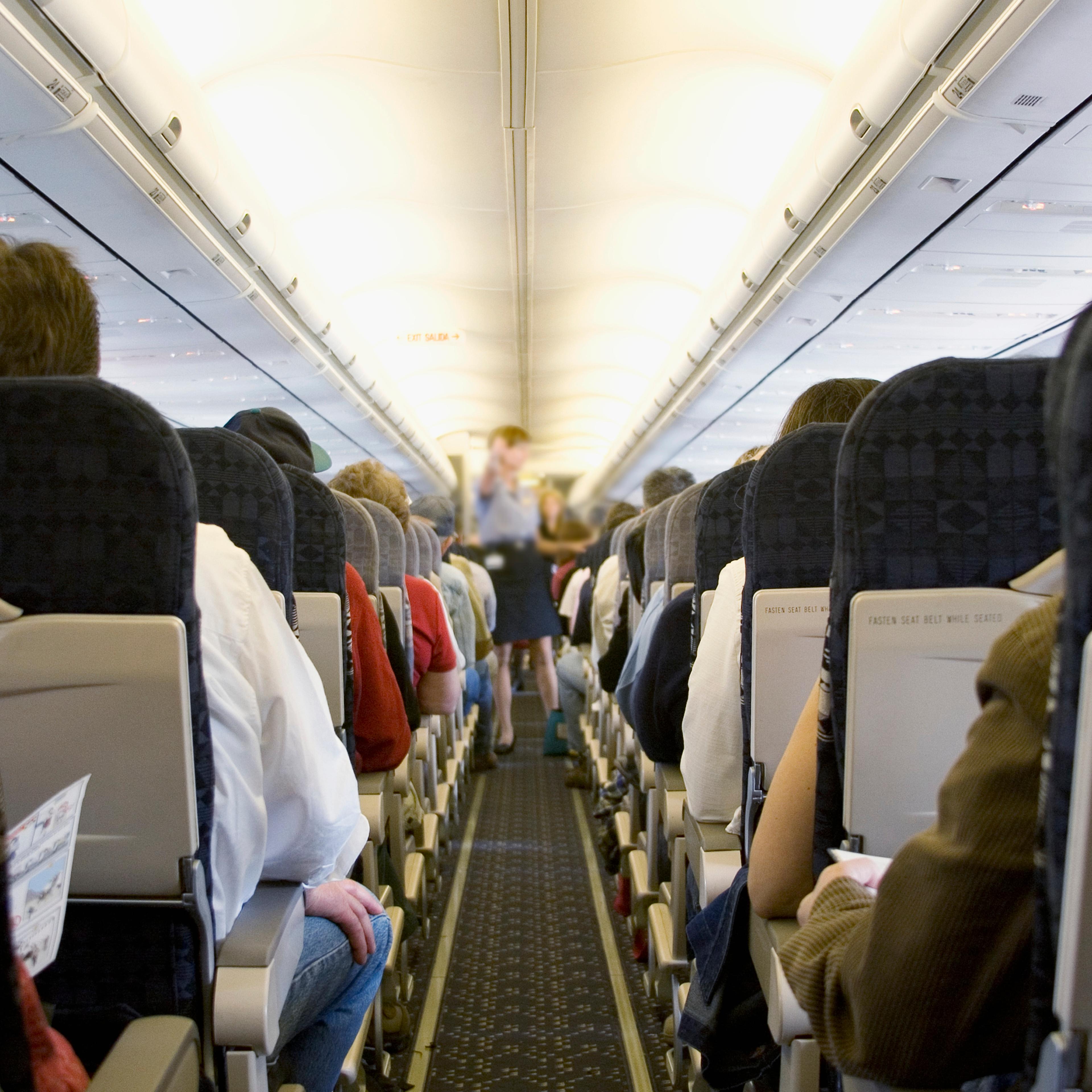 Airplane aisle
