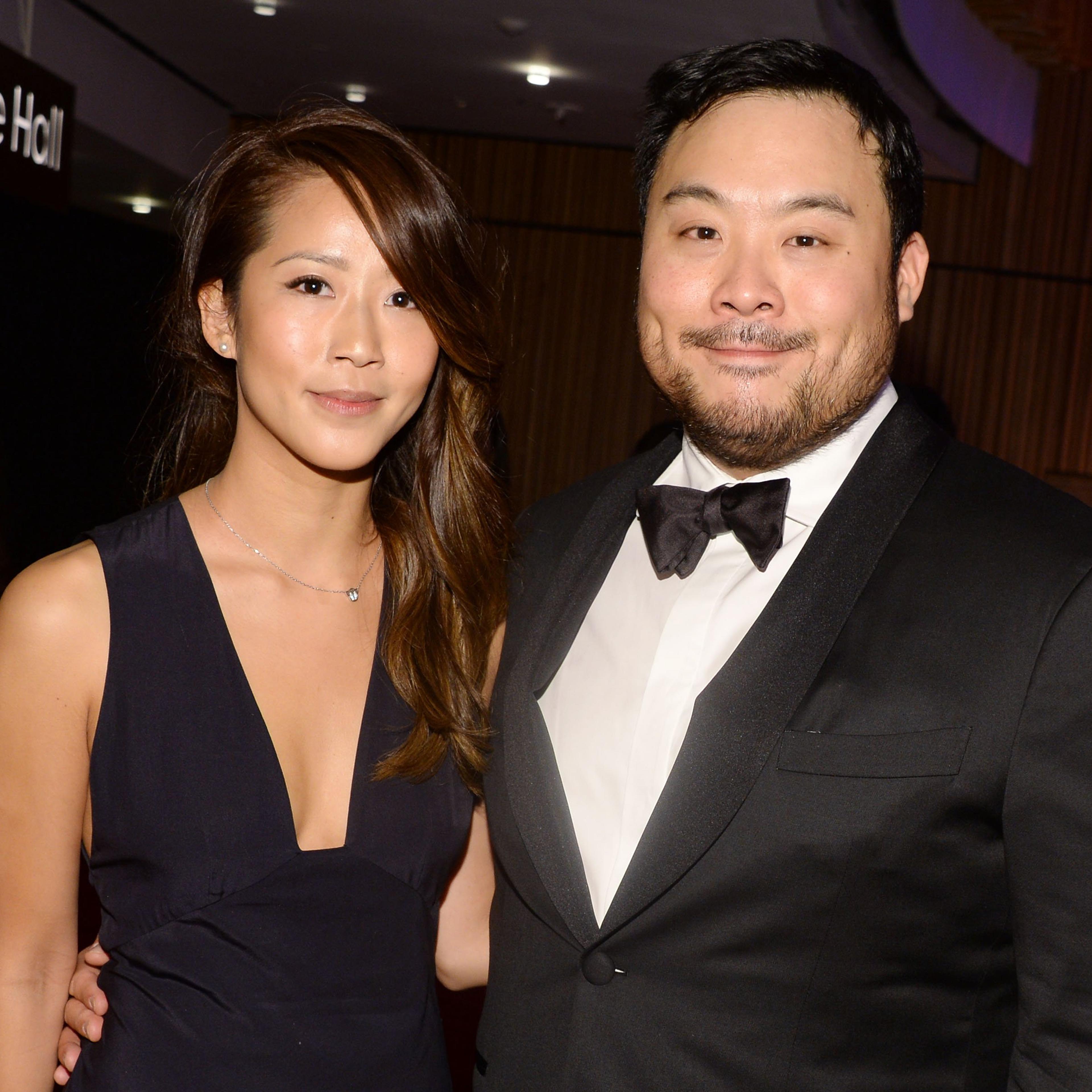David Chang and Gloria Lee at the TIME 100 gala in New York on April 26, 2016.