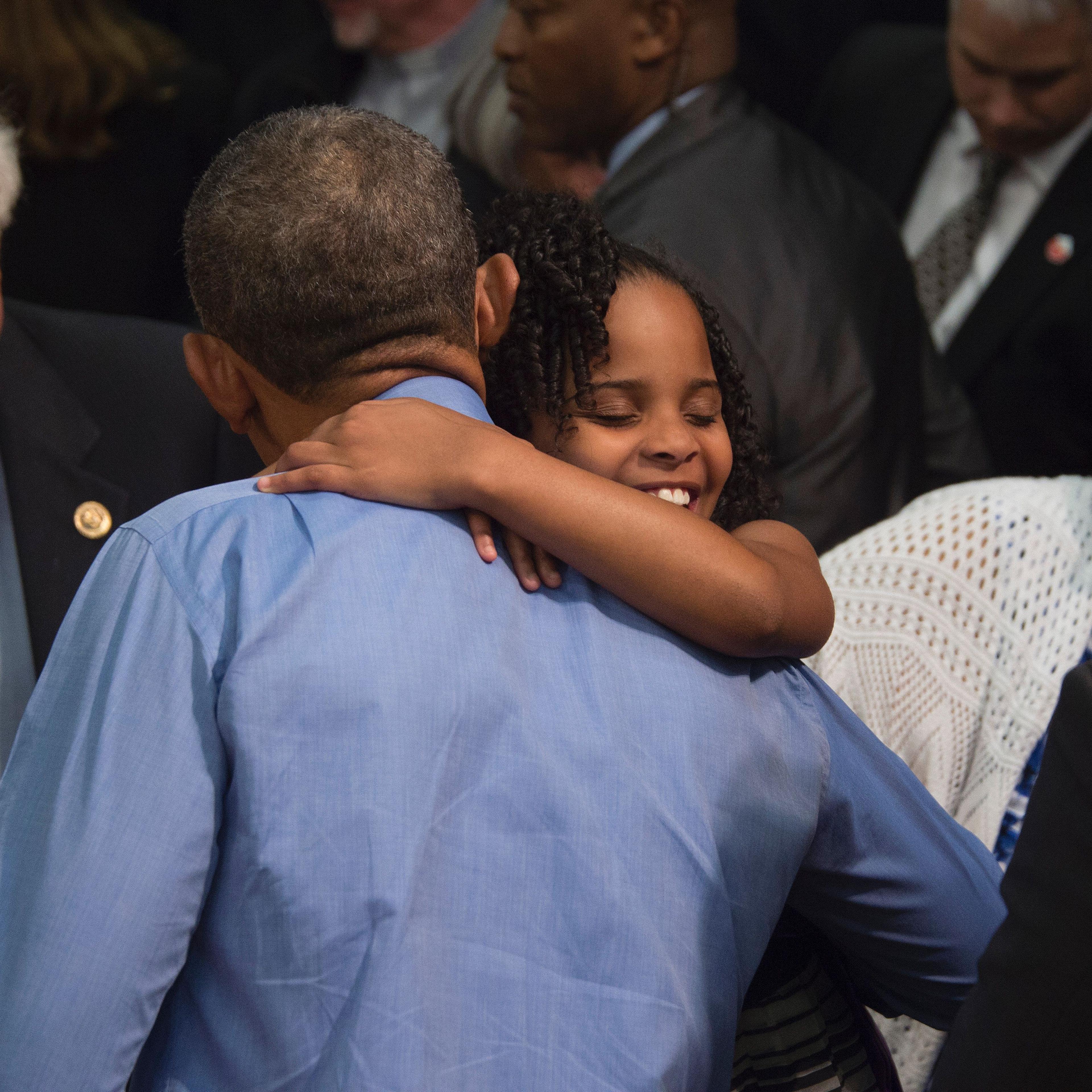 obama meets little miss flint