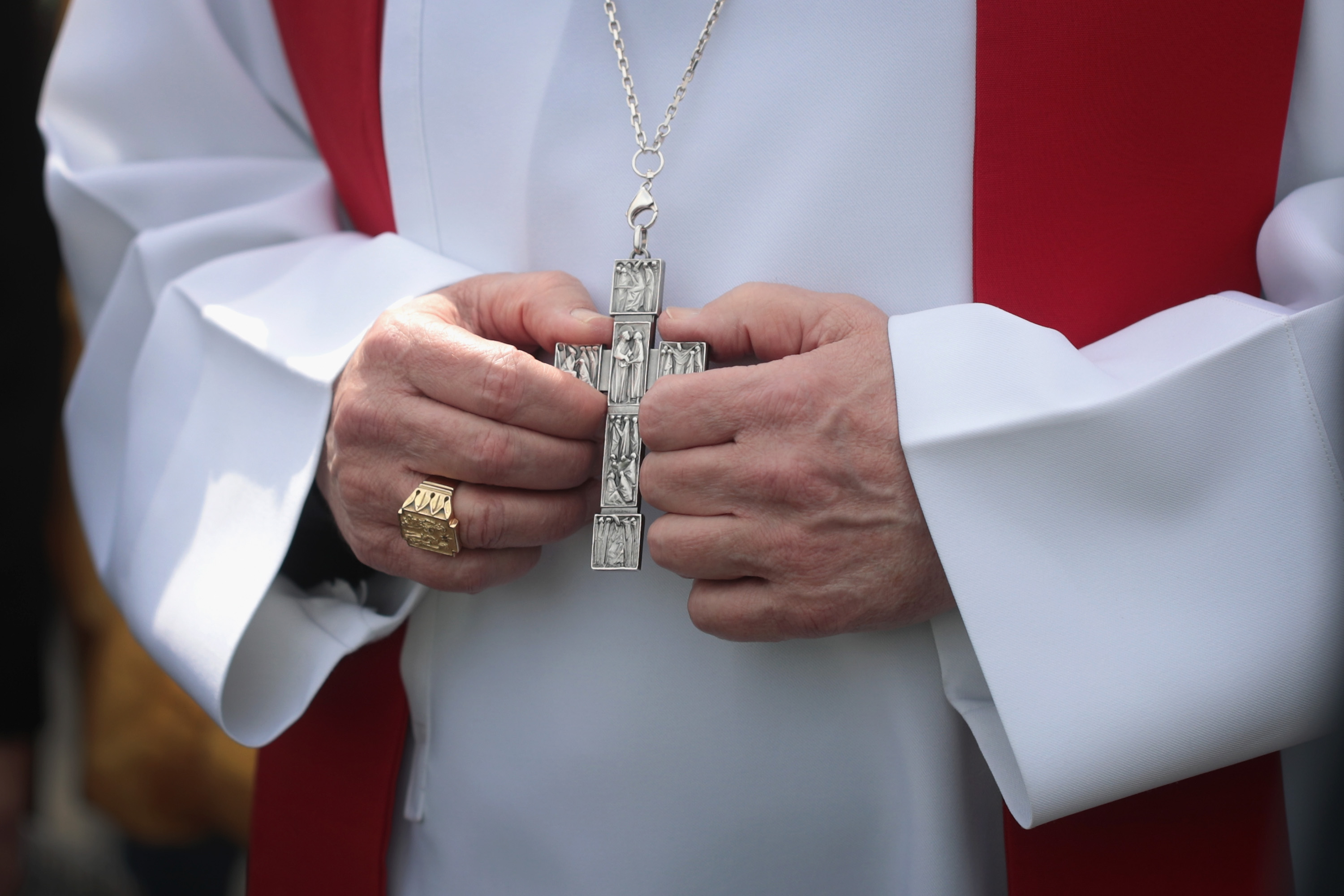 Chicago Cardinal Blase Cupich Leads Peace Walk On Good Friday