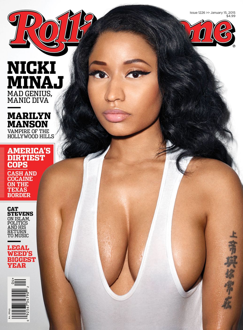 Nicki Minaj on the cover of Rolling Stone 