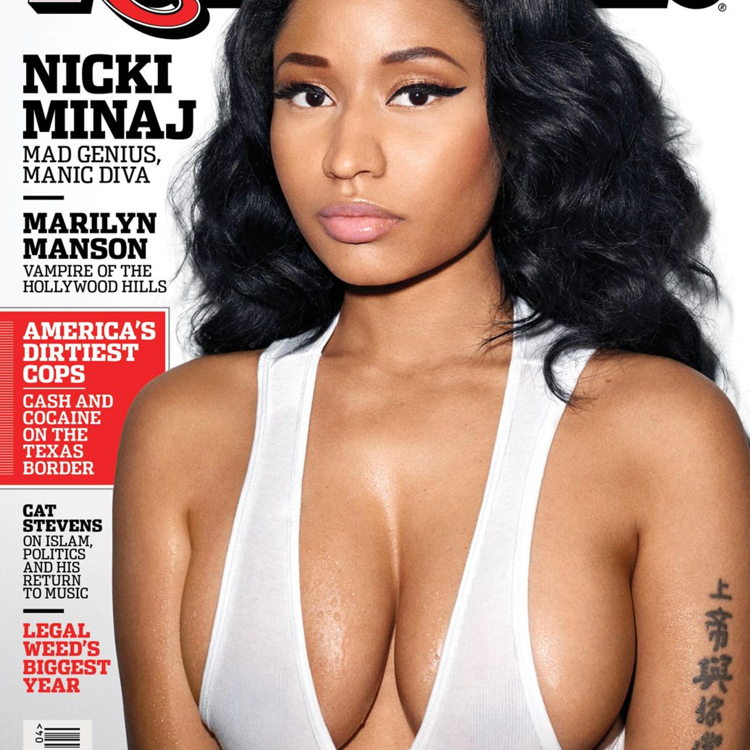 Nicki Minaj on the cover of Rolling Stone