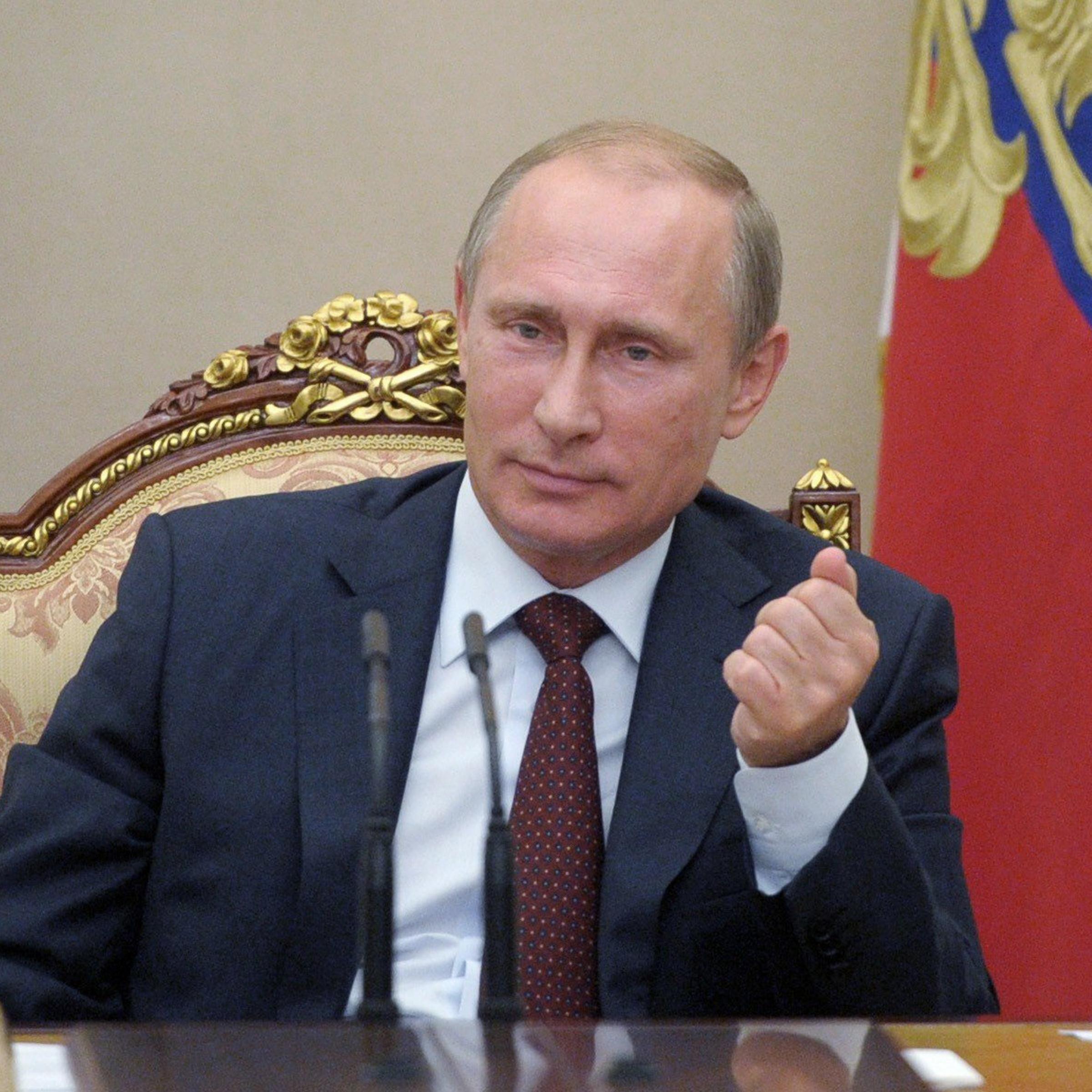 President Vladimir Putin during a government meeting in Moscow, Sept. 11, 2014.