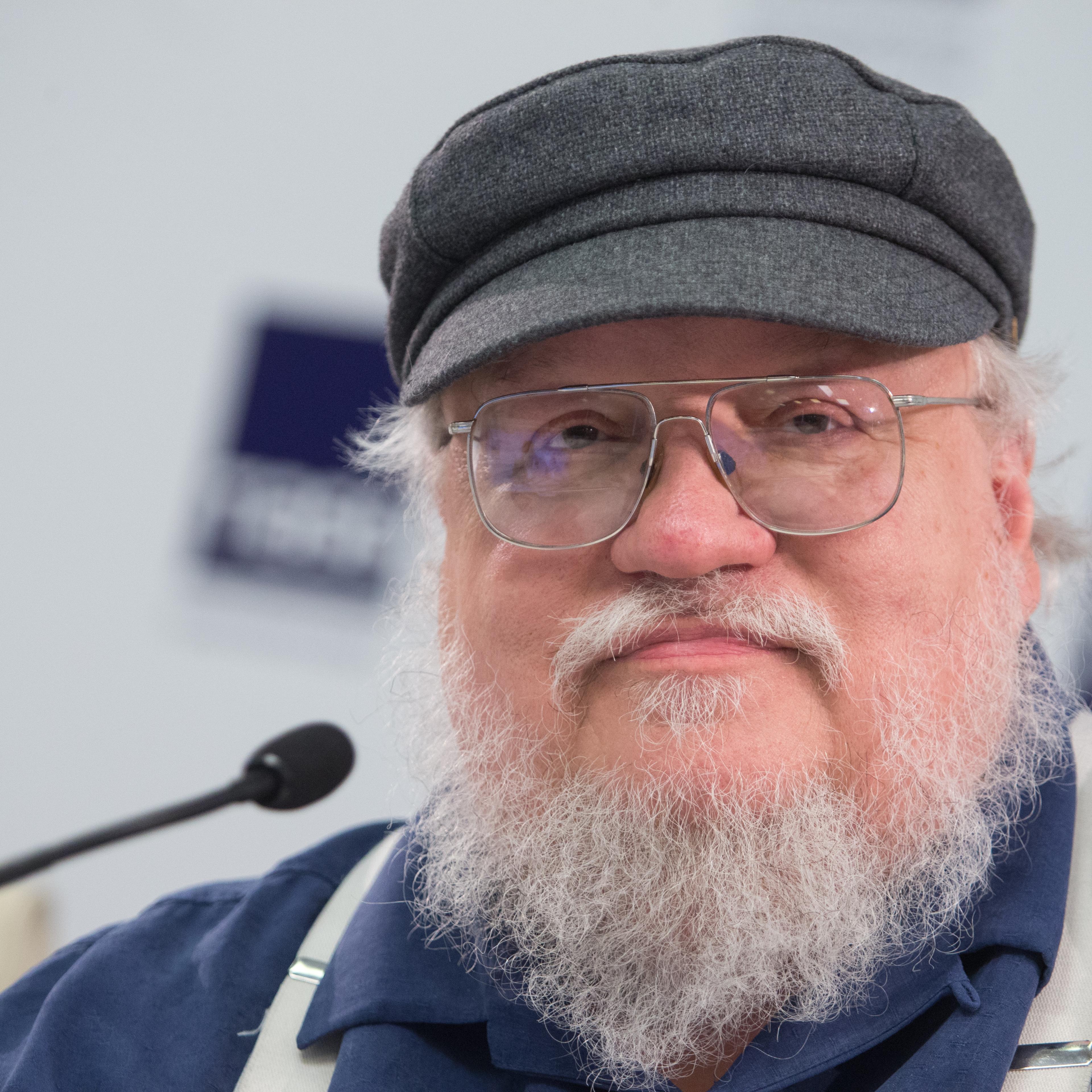Writer And Screenwriter George R. R. Martin At Press Conference In St. Petersburg