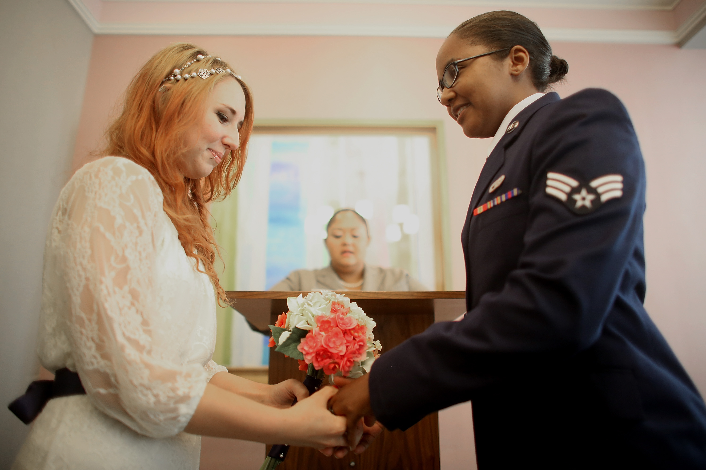 Gay Couples Marry At New York City Hall