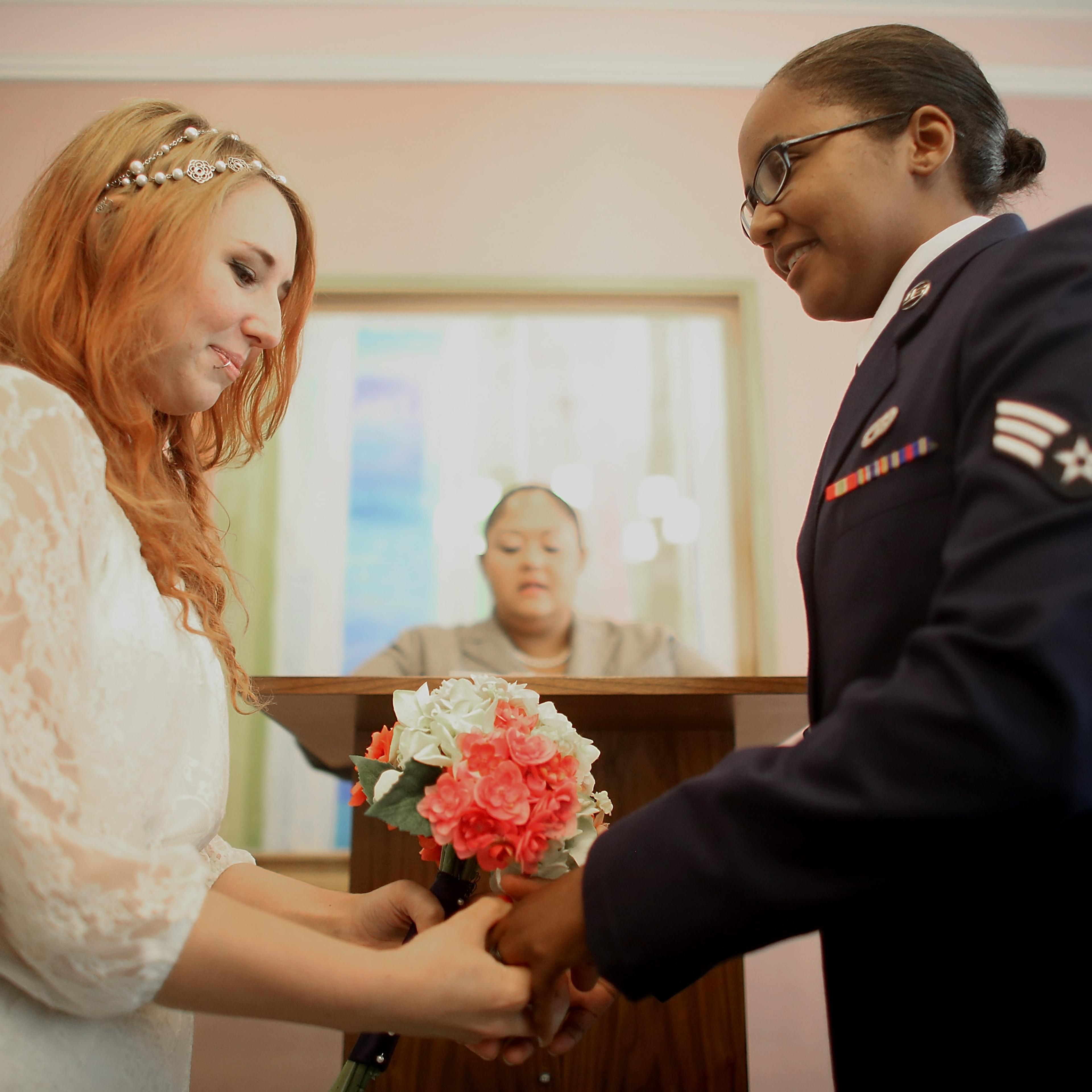 Gay Couples Marry At New York City Hall