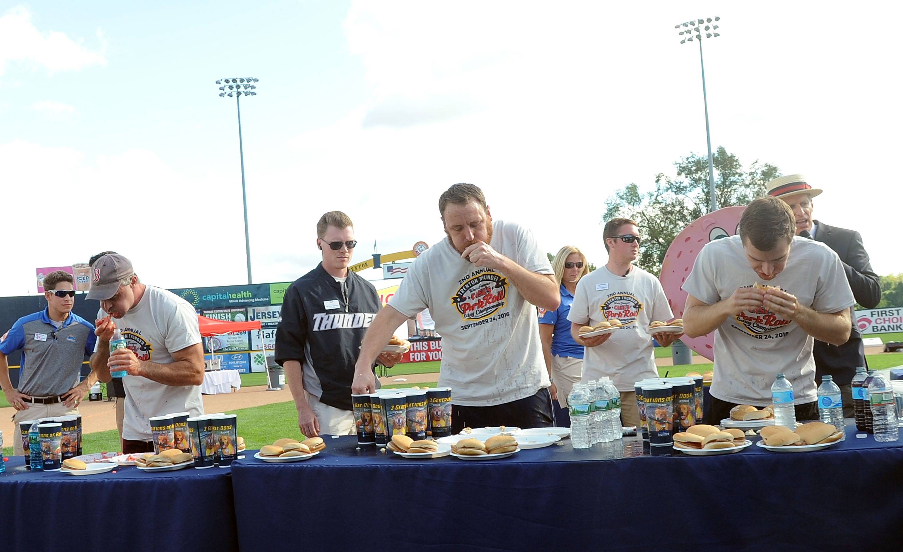2016 Trenton Thunder World Famous Case's Pork Roll Eating Championship