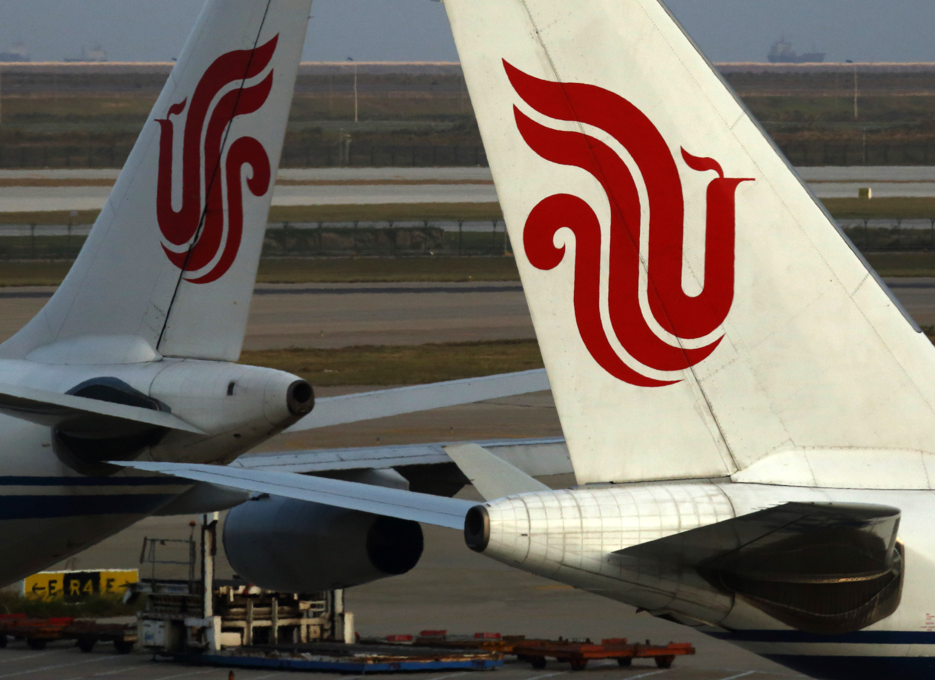 Airplanes At The Shanghai Pudong International Airport