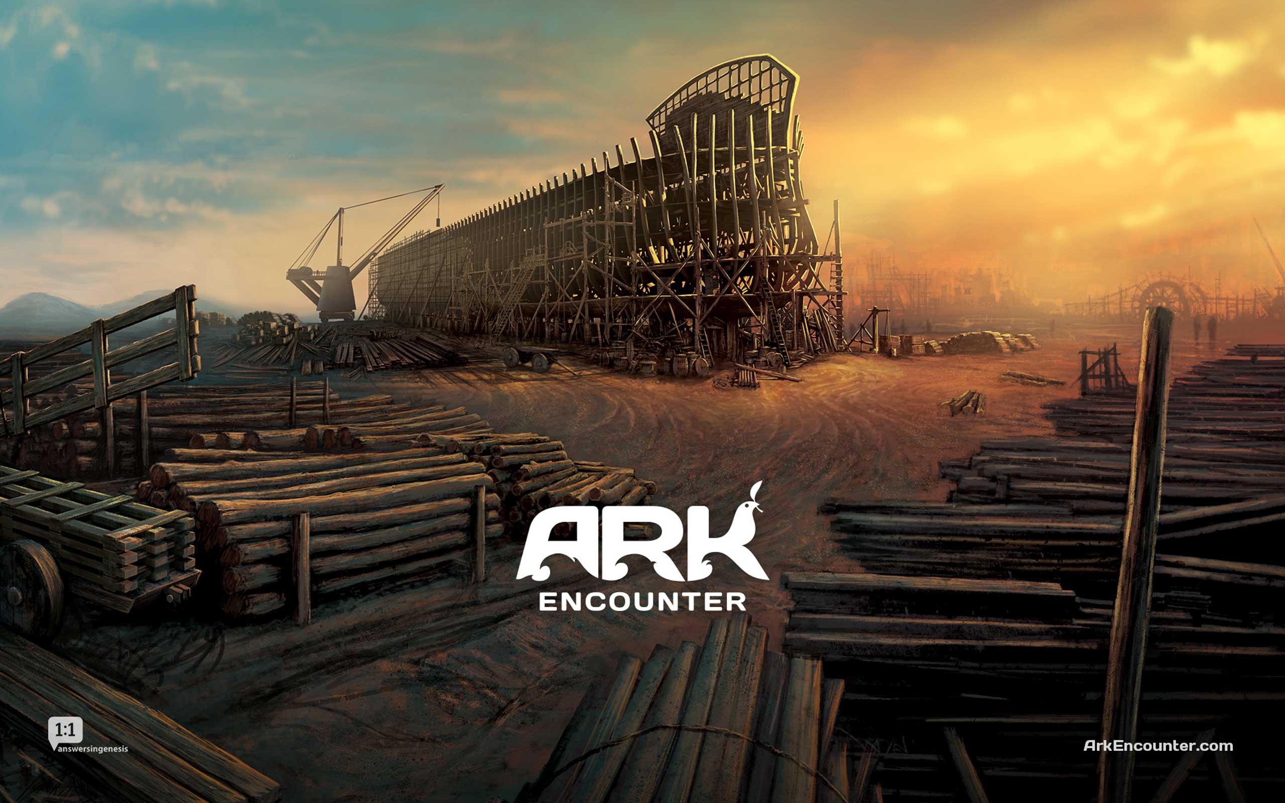 Concept art of Noah's Ark