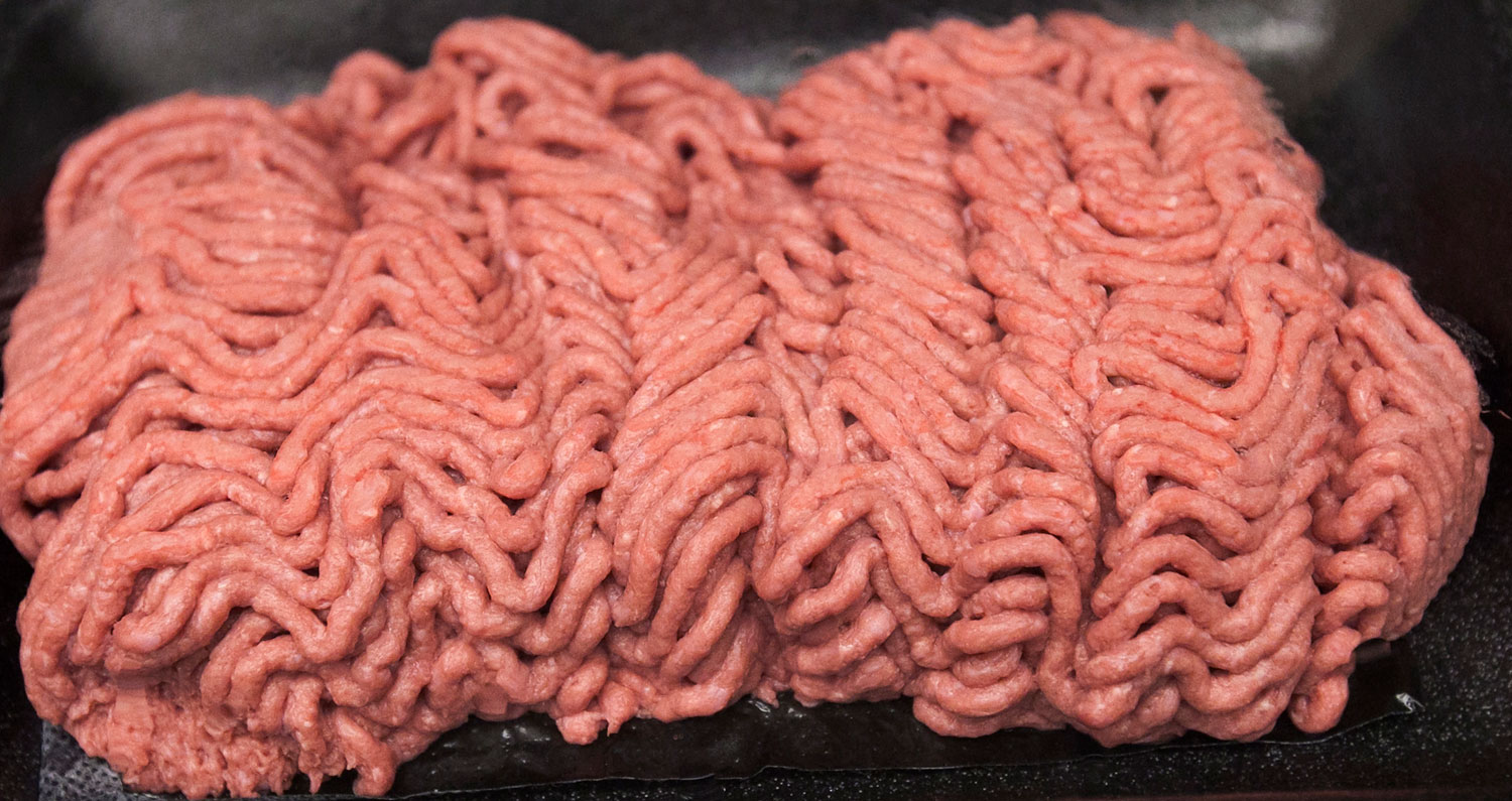 Lean finely textured beef, is displayed at the Beef Products Inc.'s plant in South Sioux City, Neb.