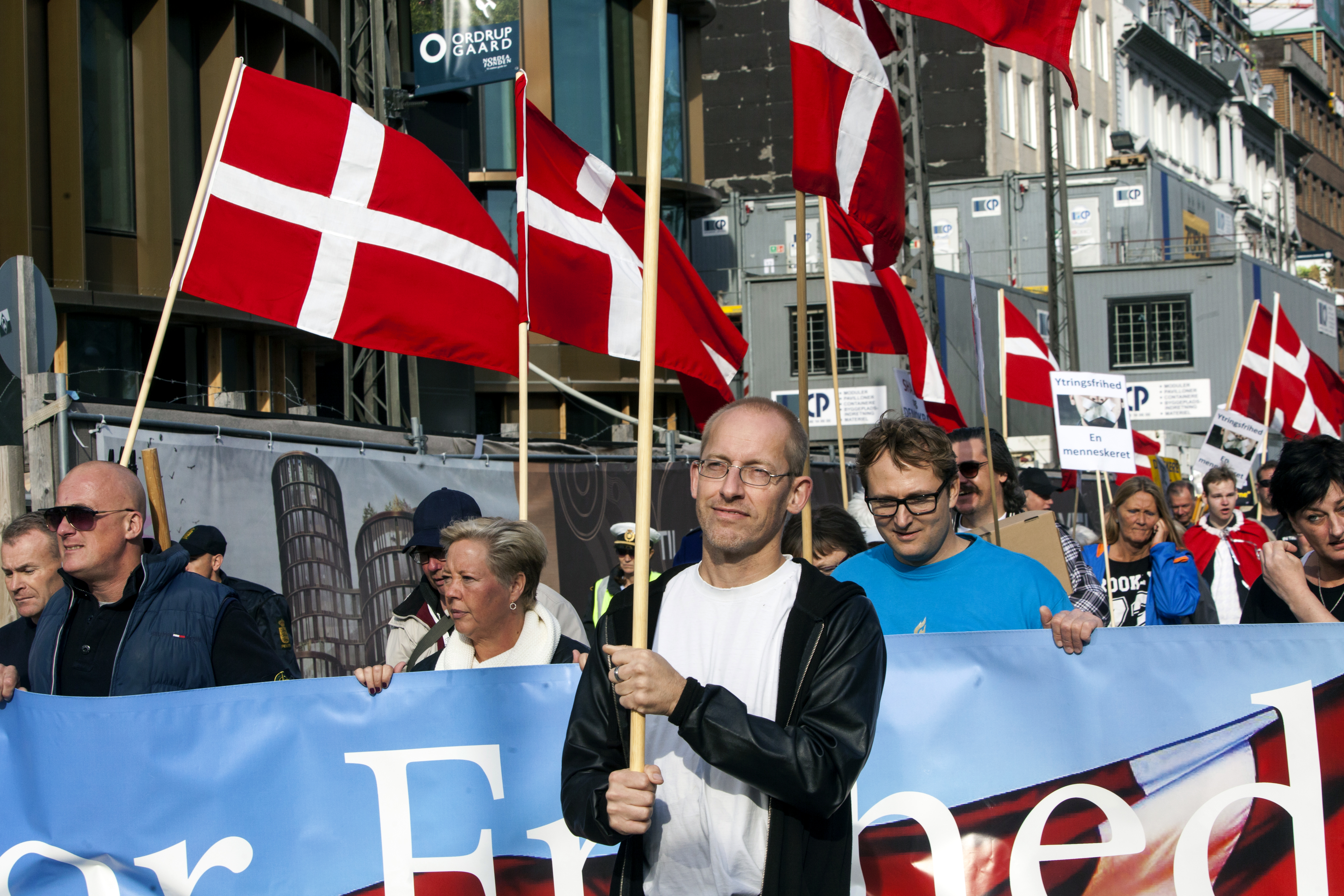 Denmark - Anti-Muslim Demonstration In Copenhagen.