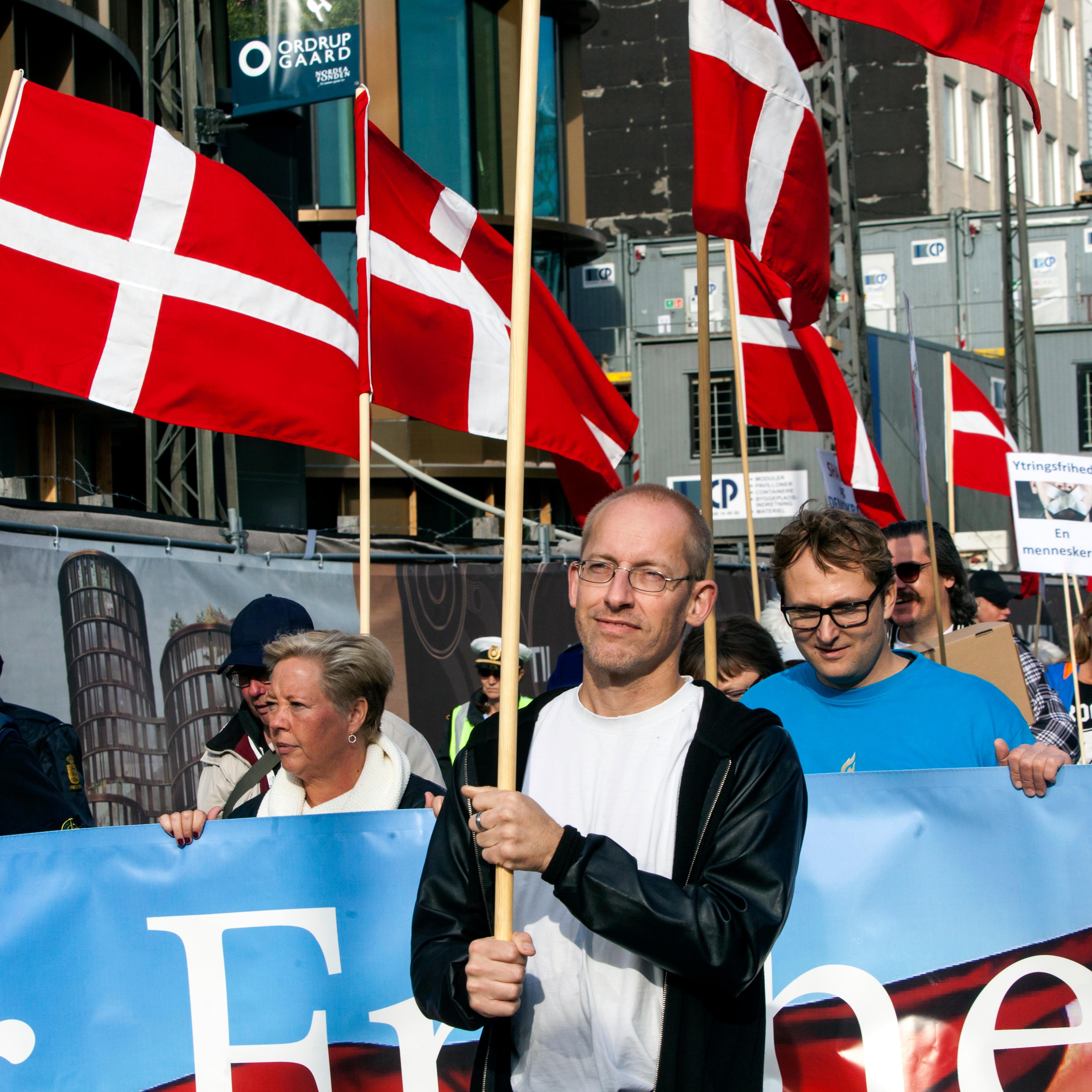 Denmark - Anti-Muslim Demonstration In Copenhagen.