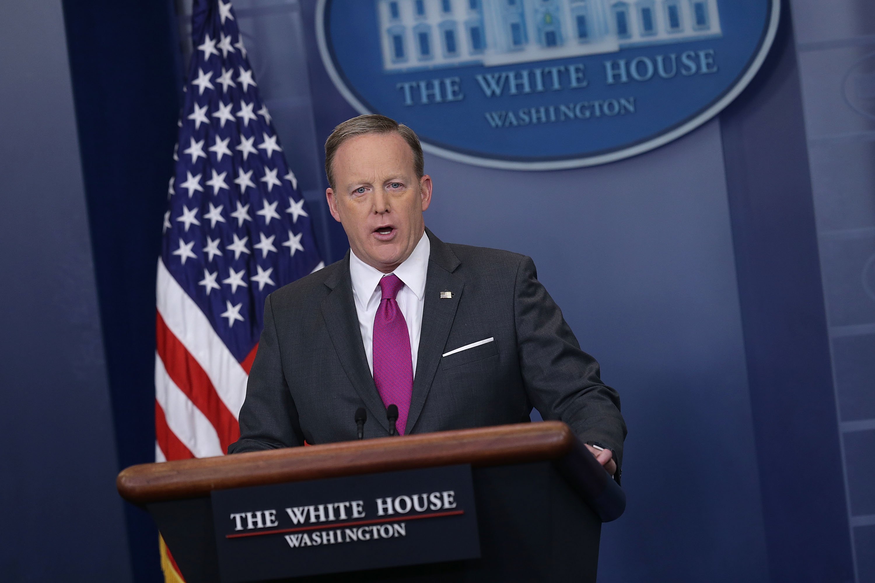 White House Press Secretary Sean Spicer Holds Briefing At White House