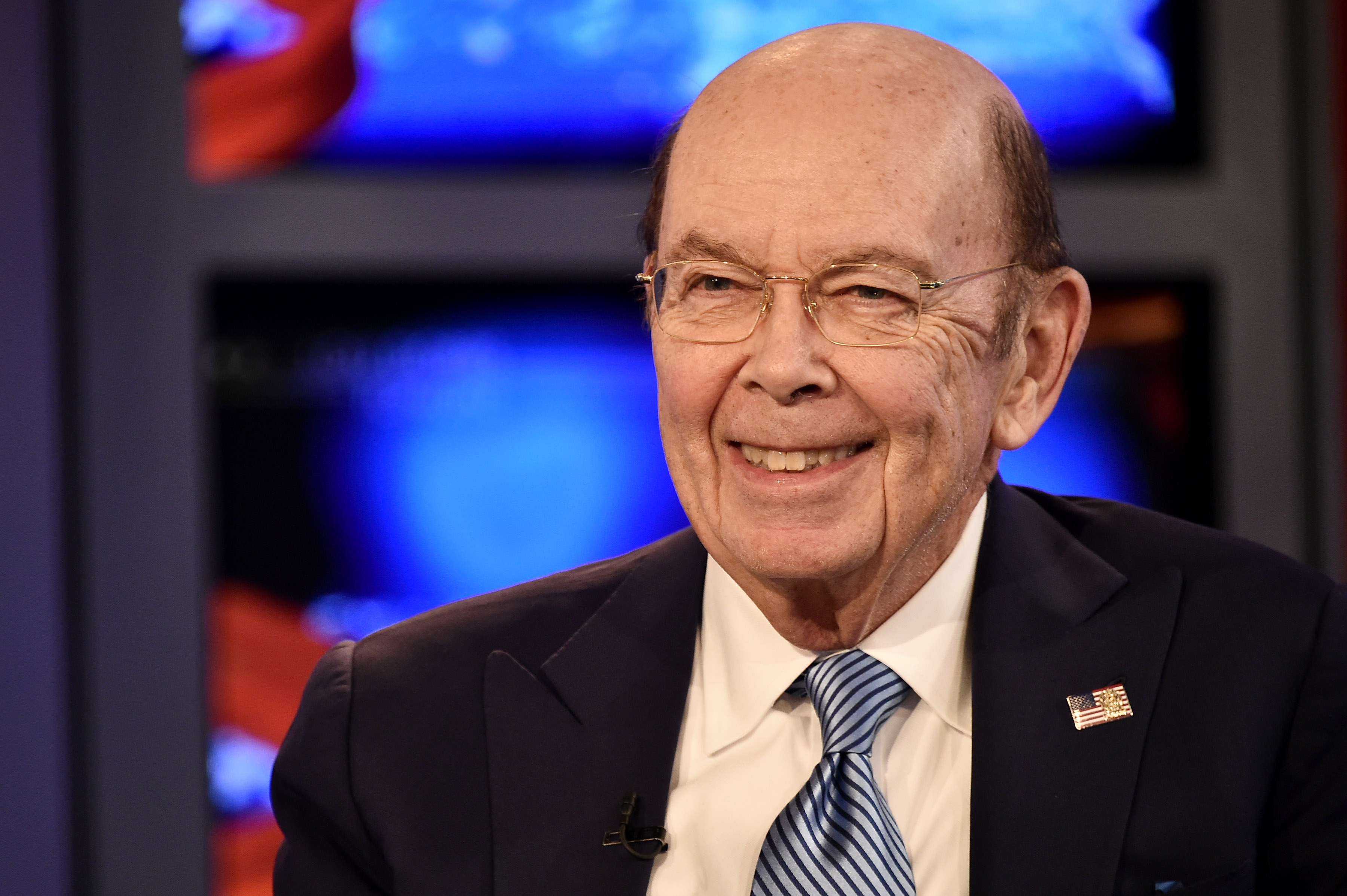 Secretary Of Commerce Wilbur Ross Visits "Lou Dobbs Tonight"