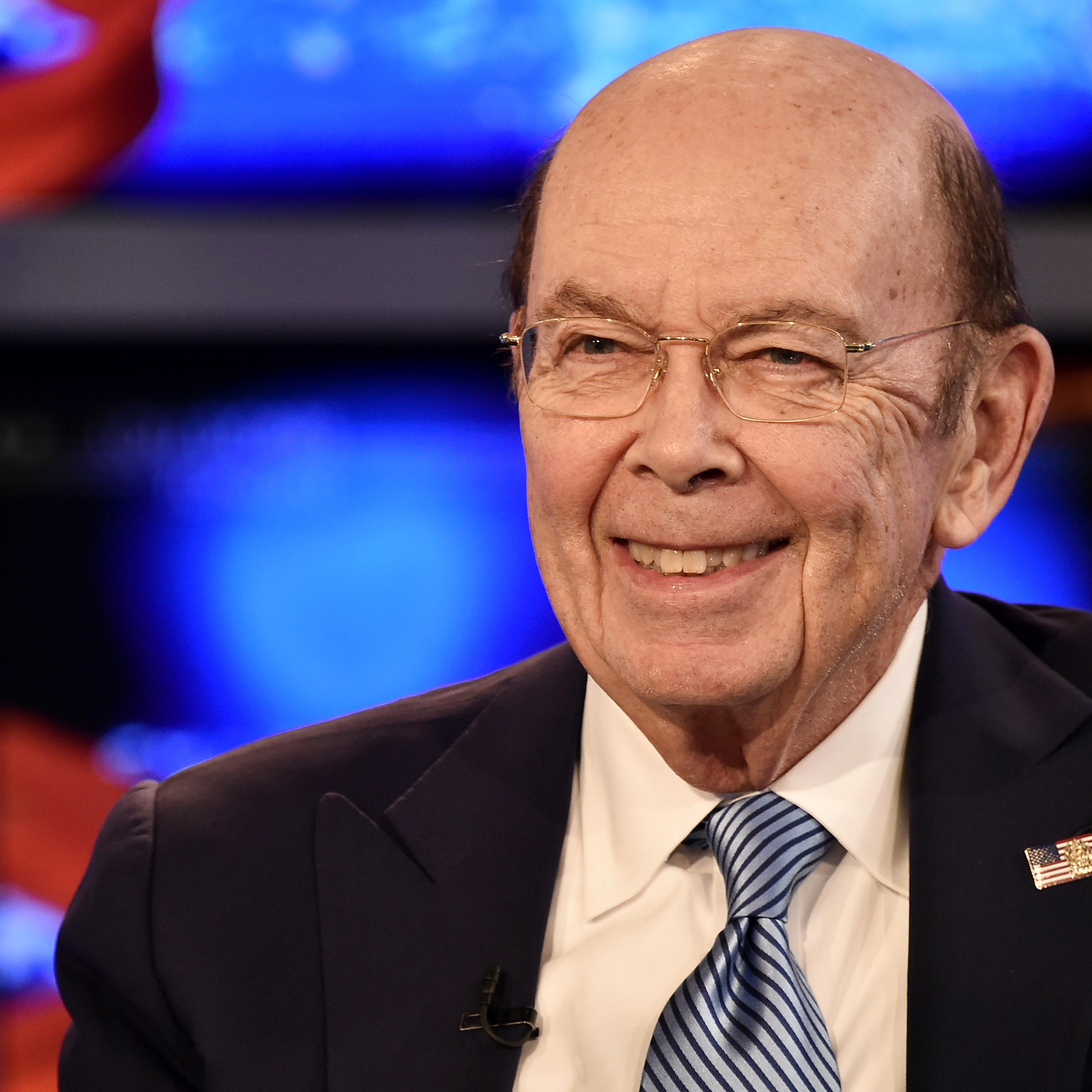 Secretary Of Commerce Wilbur Ross Visits "Lou Dobbs Tonight"