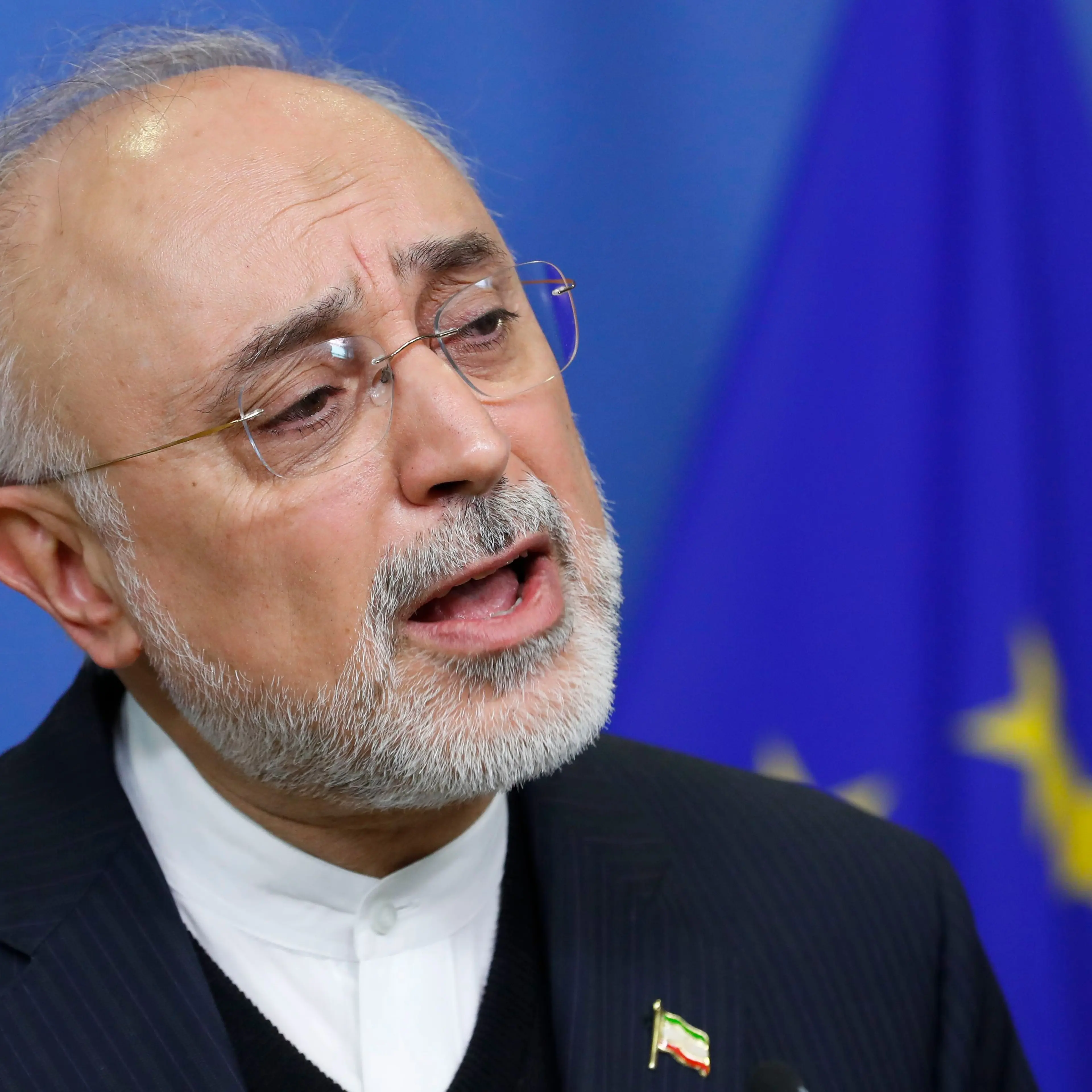 EU Commission presser on Iran Nuclear deal in Brussels, Belgium - 26 Nov 2018