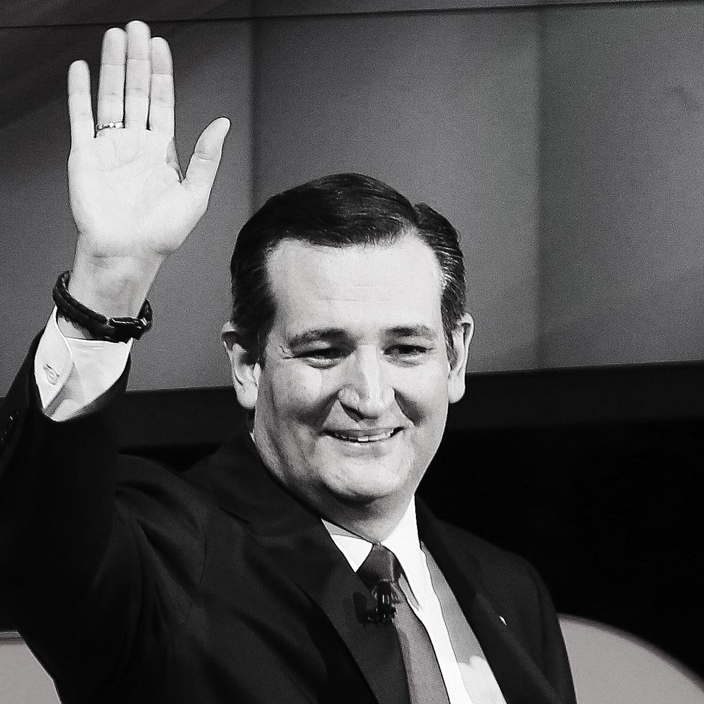 Texas Sen. Ted Cruz appears during the Republican presidential debate on Feb. 25, 2016 in Houston.