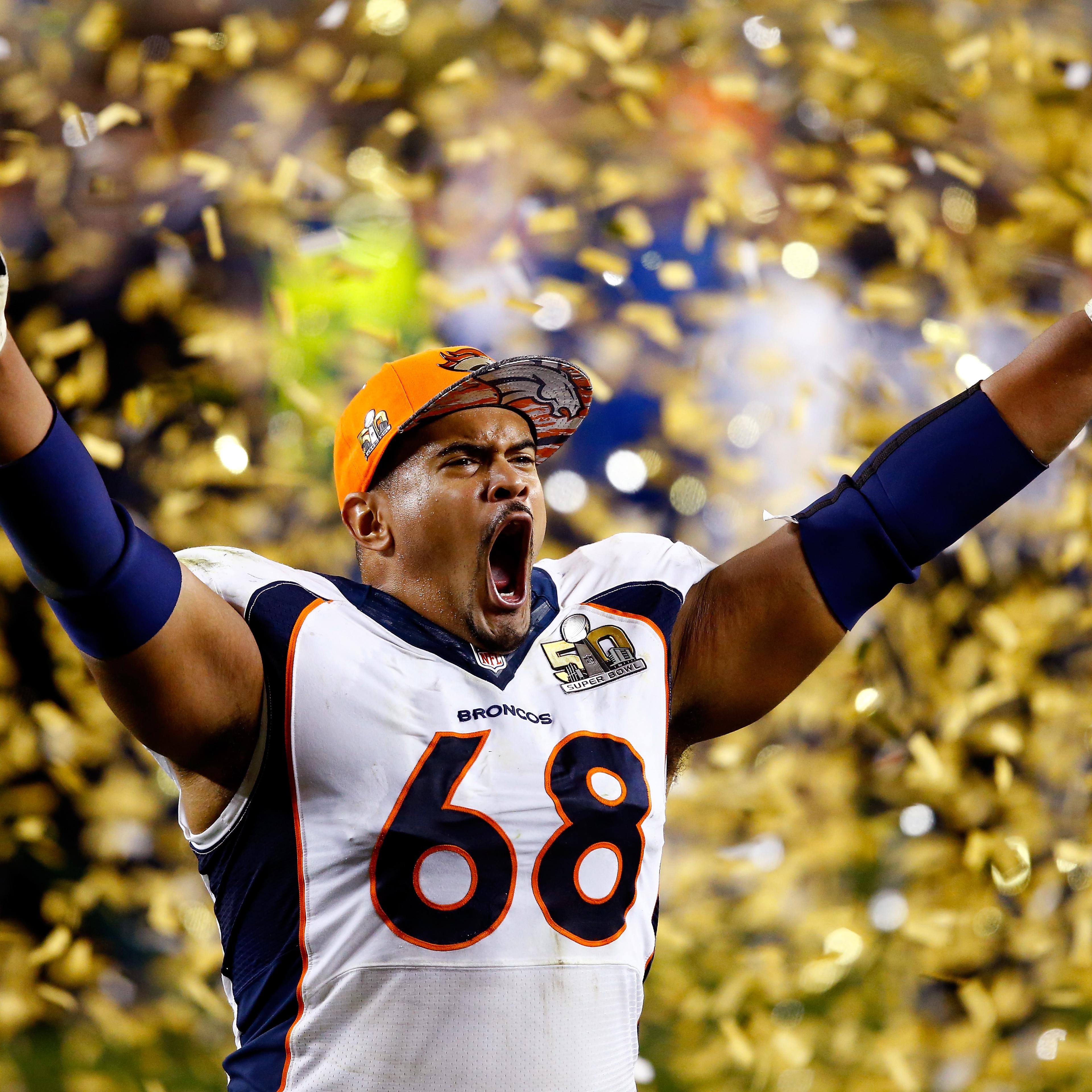during Super Bowl 50 at Levi's Stadium on February 7, 2016 in Santa Clara, California.