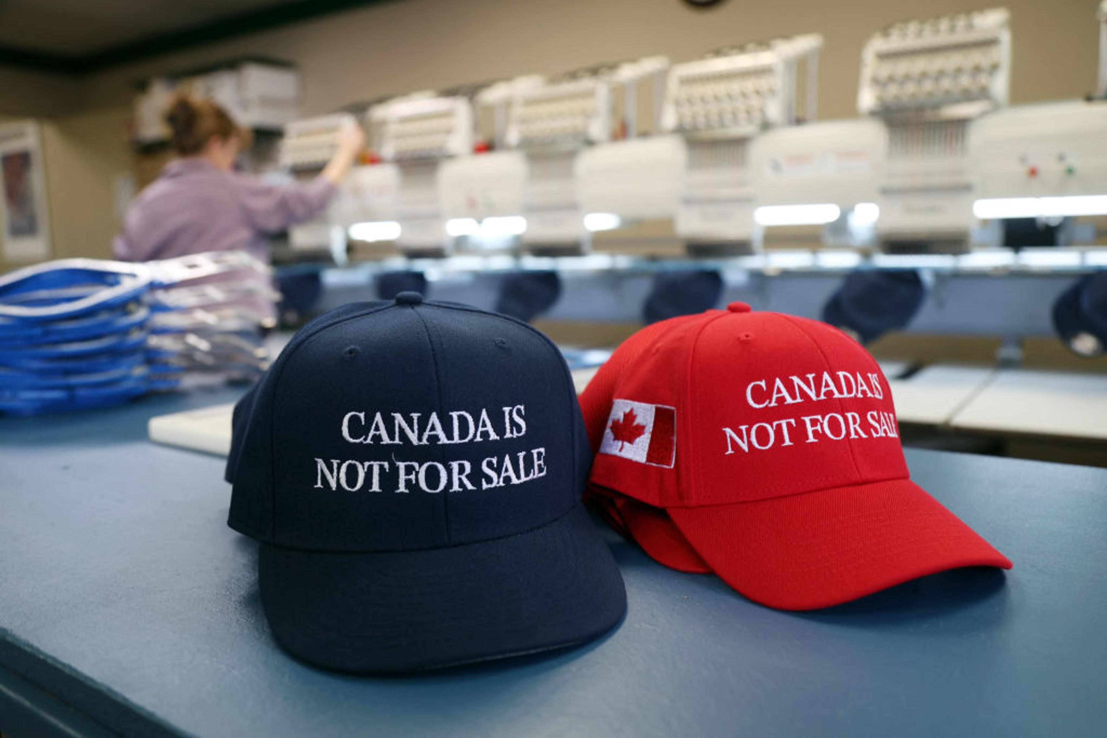 "Canada is Not For Sale" hats