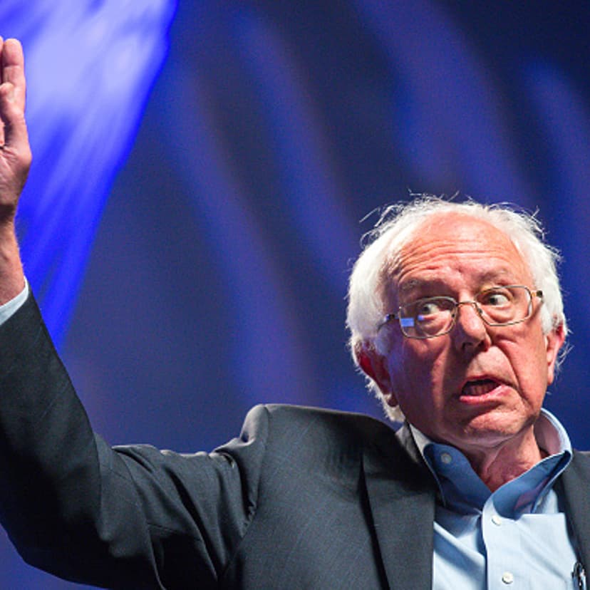 U.S. Sen. Bernie Sanders (I-VT) addresses hecklers and supporters at the Netroots Nation 2015 Presidential Town Hall in the Phoenix Convention Center July 18, 2015 in Phoenix, Arizona.