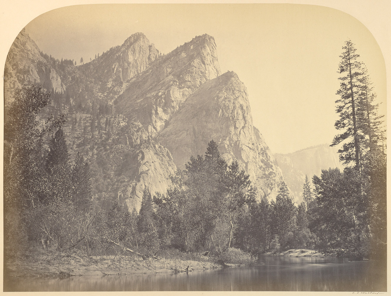 The Three Brothers, Yosemite. 1861.